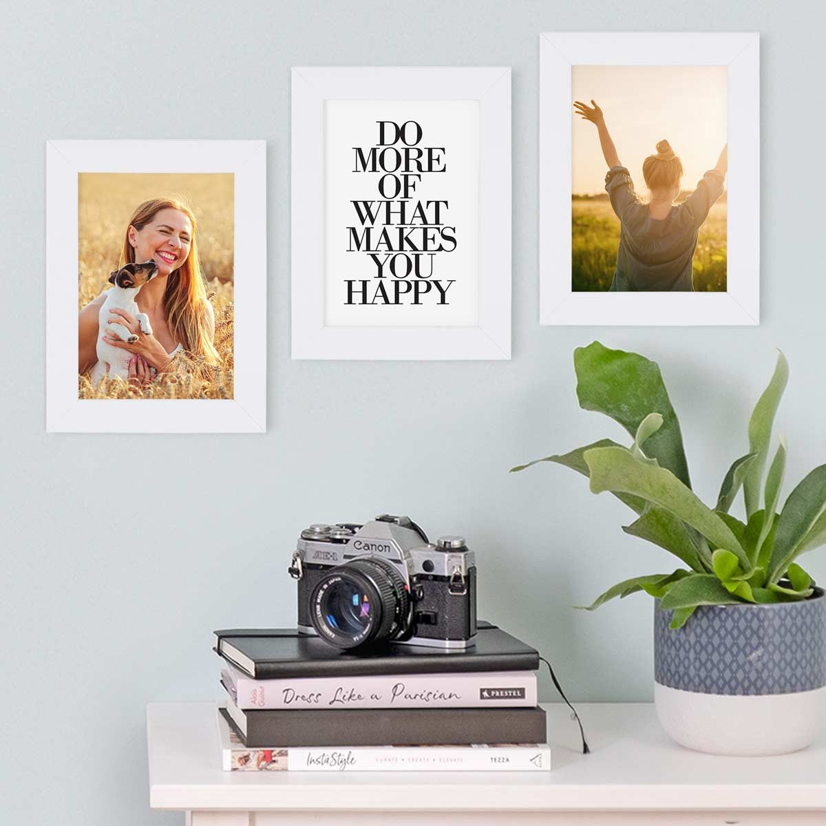 PHOTOLINI Bilderrahmen 3er Set breite Rahmen, günstig online kaufen