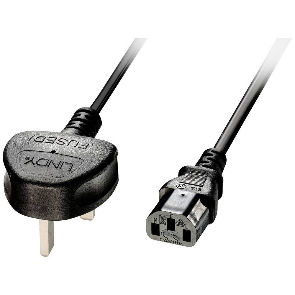 Lindy G Computer-Kabel 3 C13-Koppler m Stromkabel Netzstecker Typ