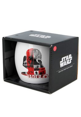 Star Wars Tasse Darth Vader Kinder-Becher Tasse, aus Keramik im Geschenkkarton