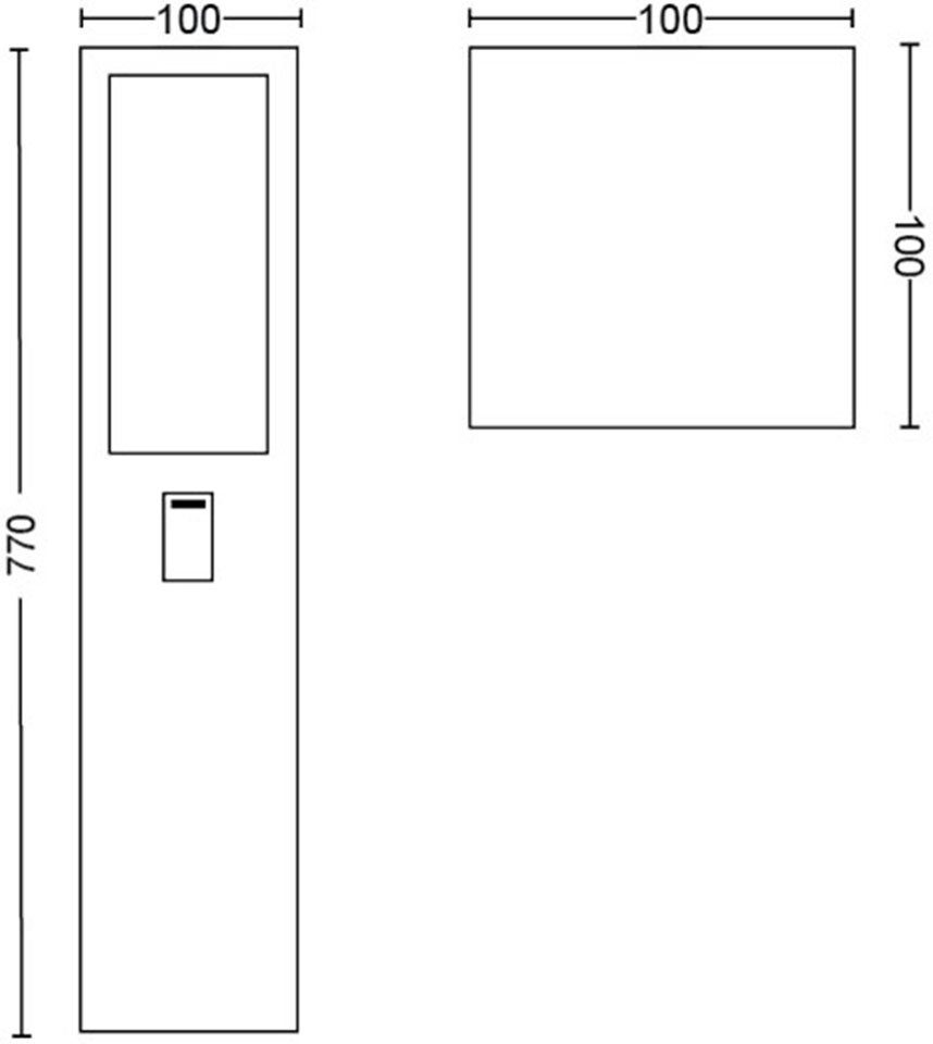 Extra-Warmweiß, LED Home, Philips Tageslichtweiß, fest Leuchtdauer Impress, Helligkeitsstufen, mehrere Warmweiß einstellbar, Neutralweiß, Hue integriert, Smart LED Dimmfunktion, Kaltweiß, Außen-Stehlampe