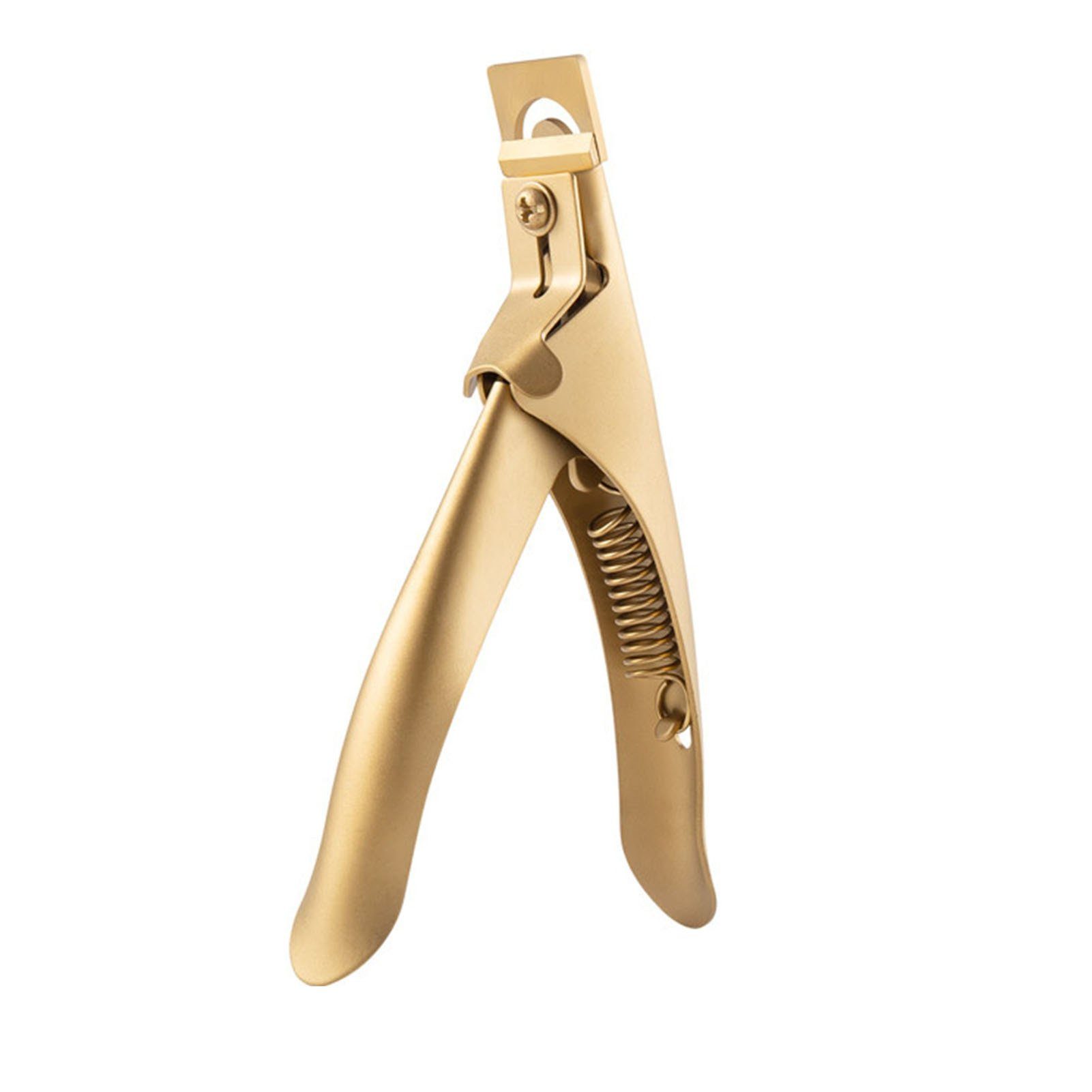 Blusmart Nagelknipser U-förmiger Design-Nagelschneider, gold Fußnagelknipser Zehennagelknipser, Arbeitssparendes, titanium