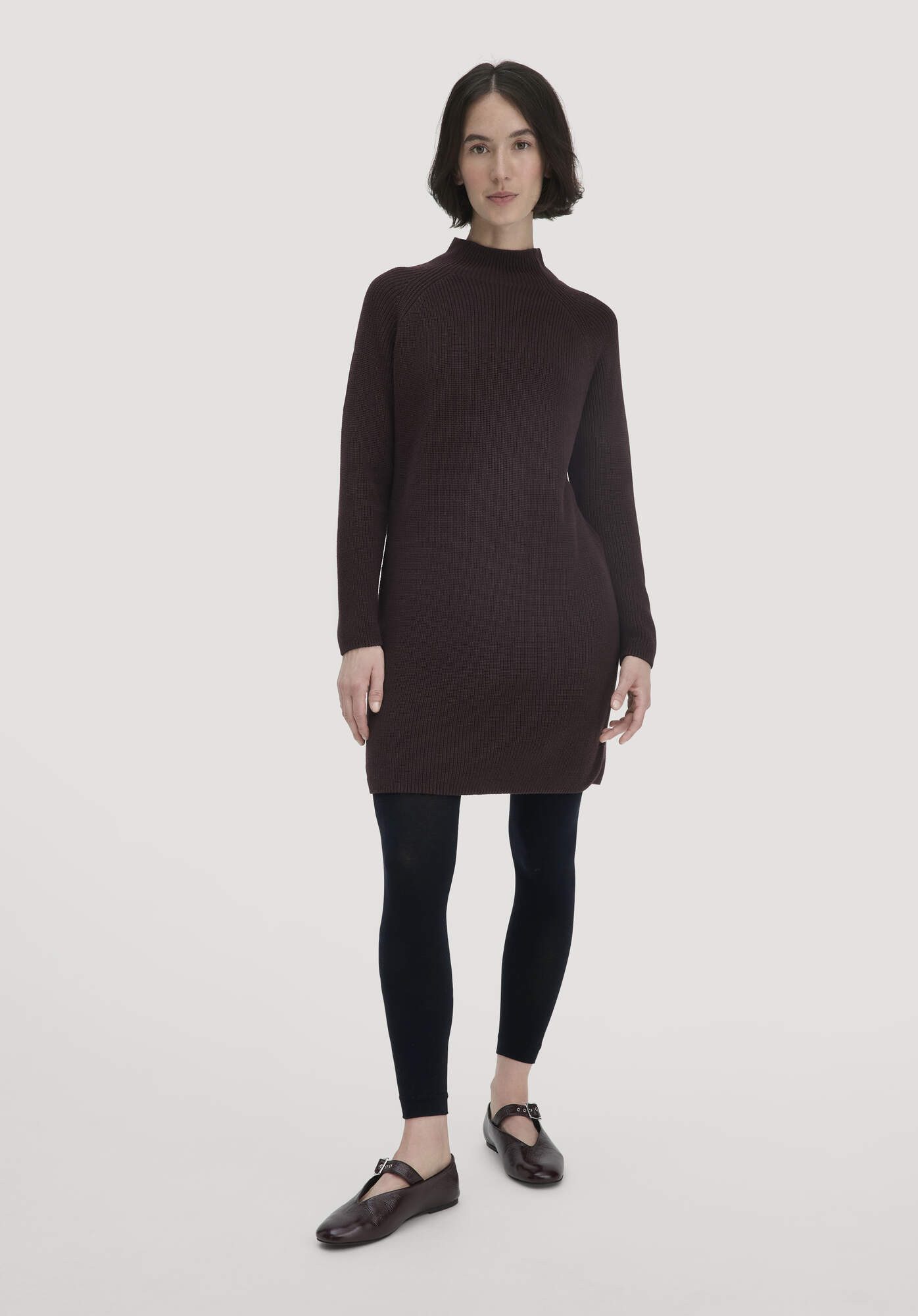 Hessnatur Strickkleid Regular aus reiner Bio-Baumwolle (1-tlg)