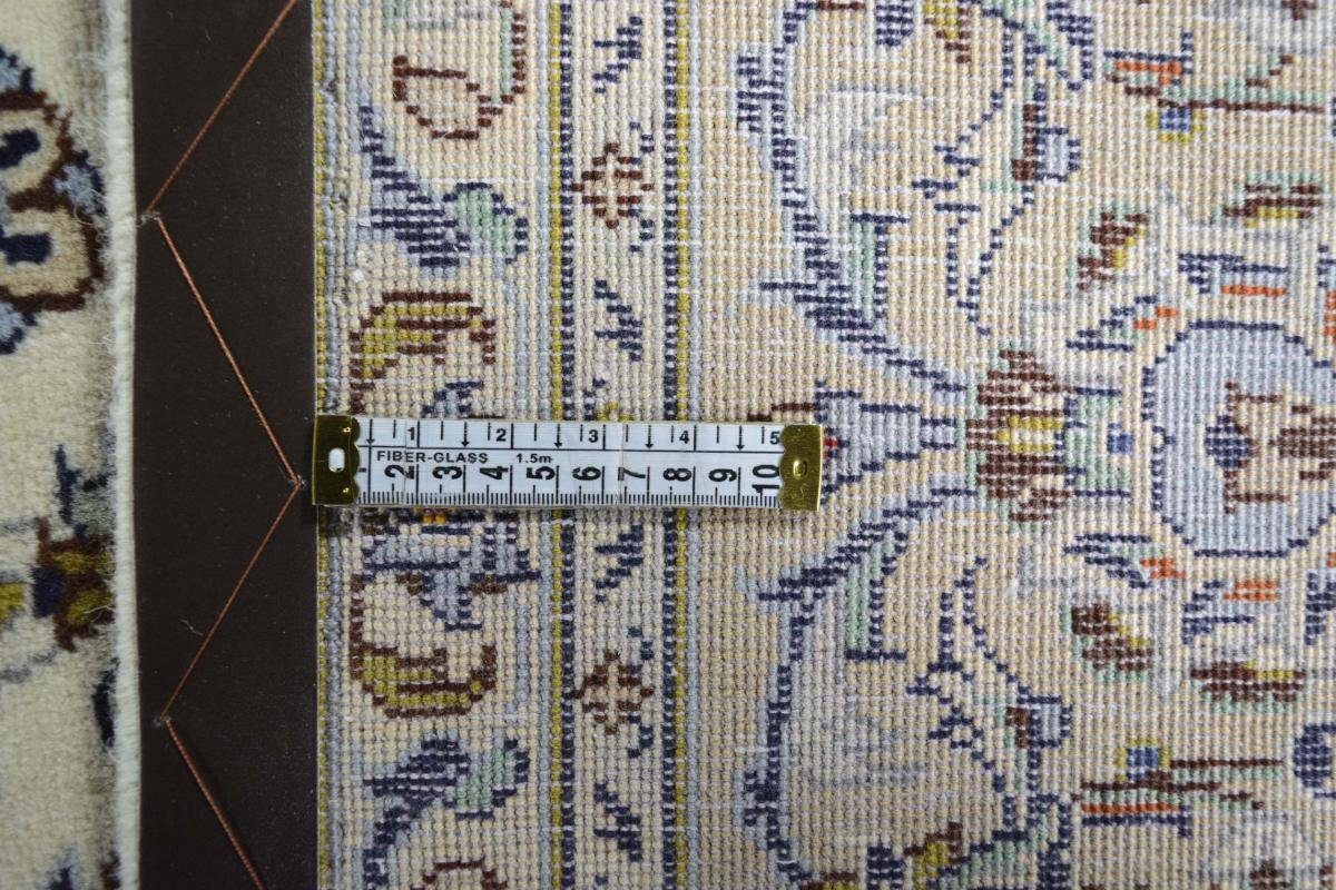 Orientteppich Keshan 247x366 Handgeknüpfter 12 rechteckig, Orientteppich Perserteppich, Höhe: Nain / mm Trading