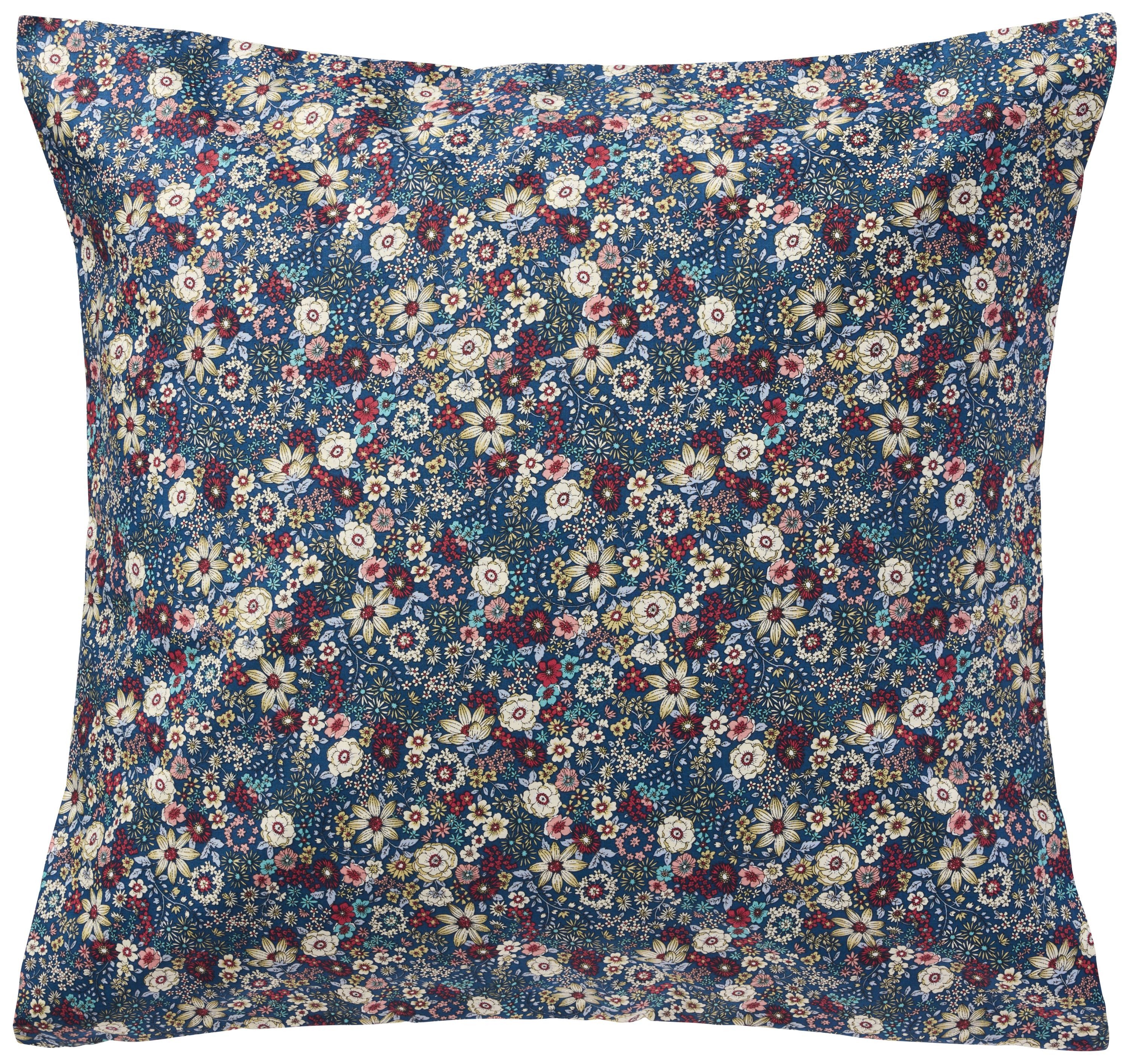 Ib Laursen Kissenbezug Ib Laursen - Kissenbezug Kissenhülle 60x60cm Blau Weiß Rot