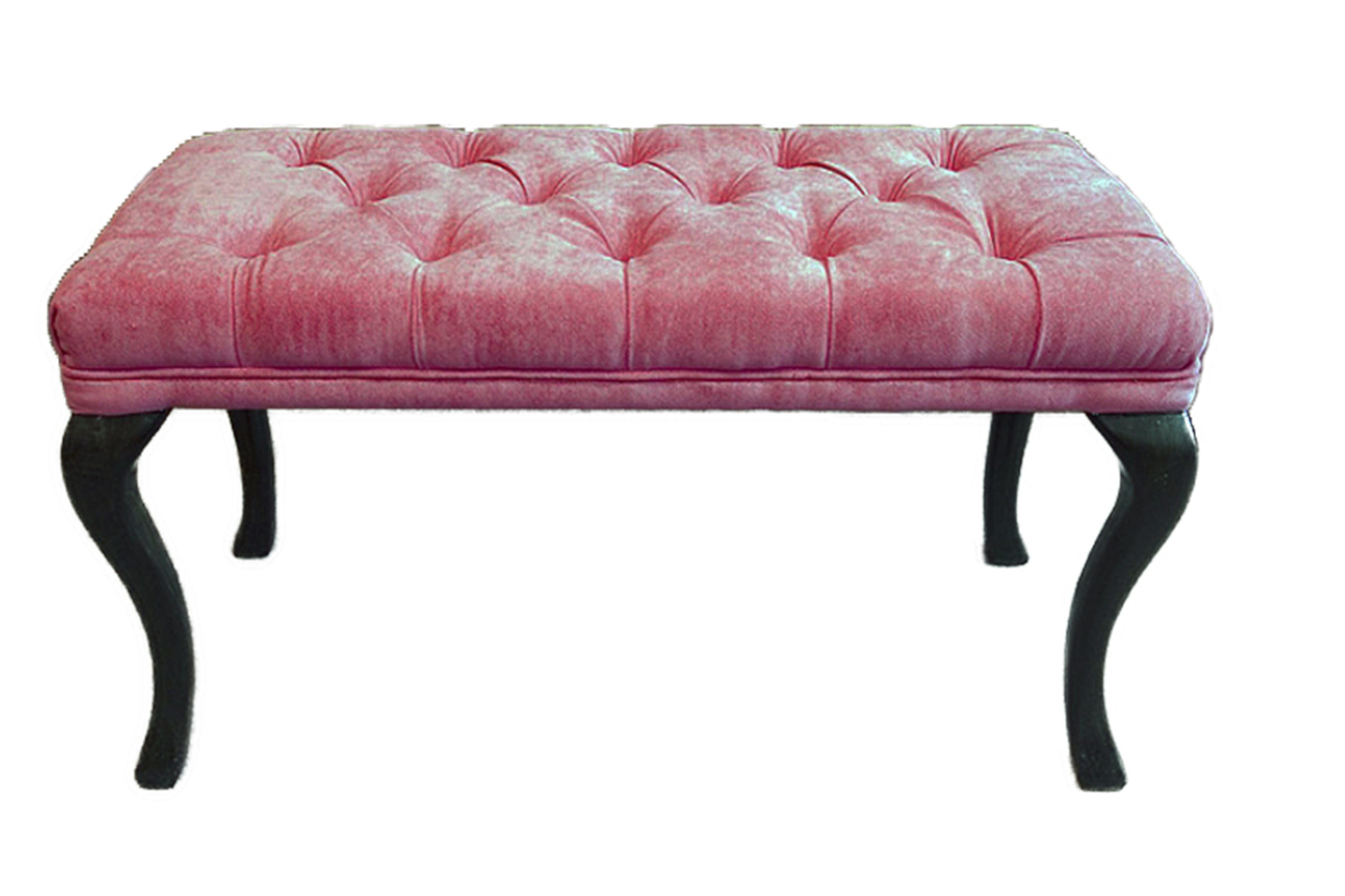 Xlmoebel Polsterhocker Chesterfield Hocker Ottomane Couch Leder Stoff TORBAY II, Made in Europa