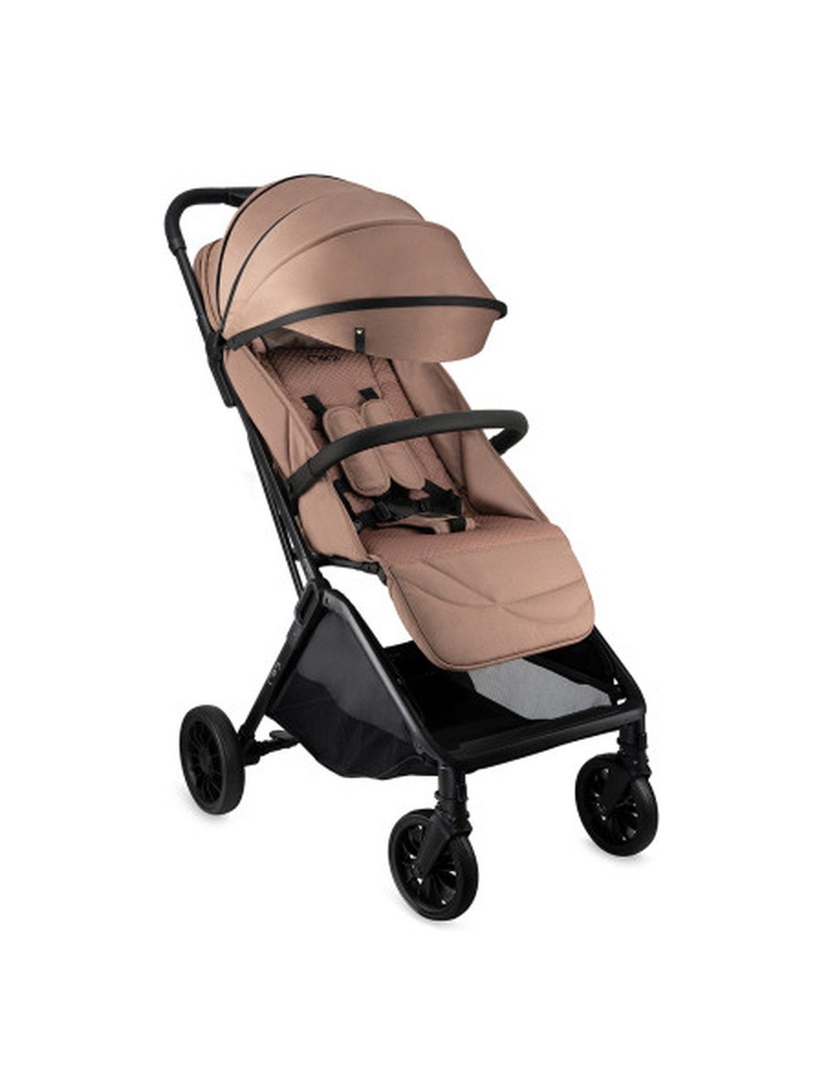Kinder-Buggy MoMi ANDREA Kinderwagen in Beige mit automatischem Klappmechanismus