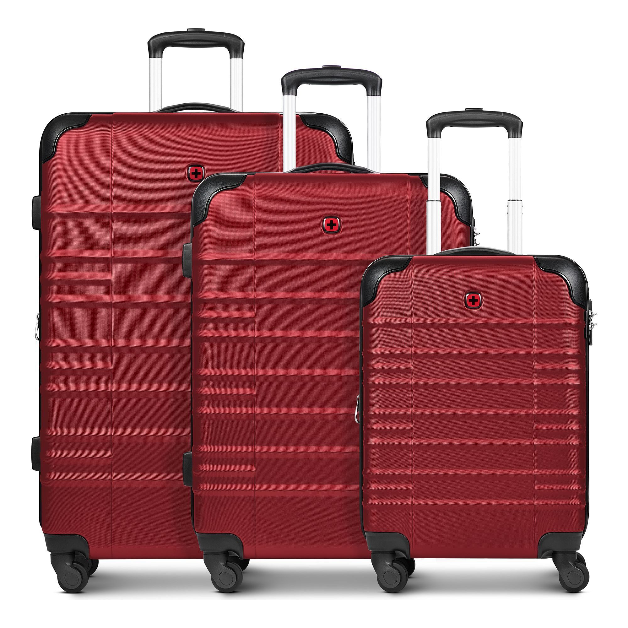 Wenger Trolleyset Amplar Evo, 4 Rollen, (3-teilig, 3 tlg), ABS