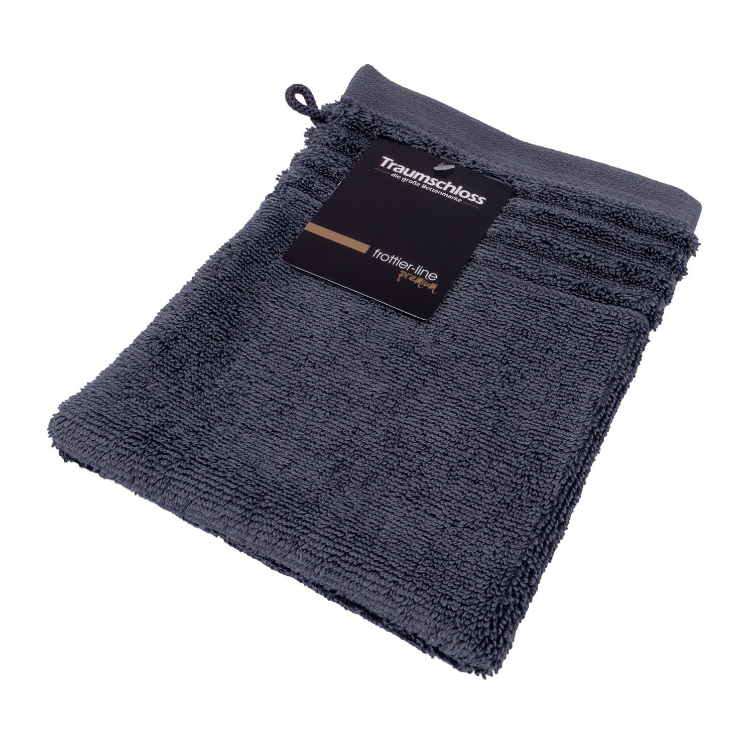 Traumschloss Waschlappen Premium-Line, (1-St), 100% ägäische Baumwolle mit 600g/m²