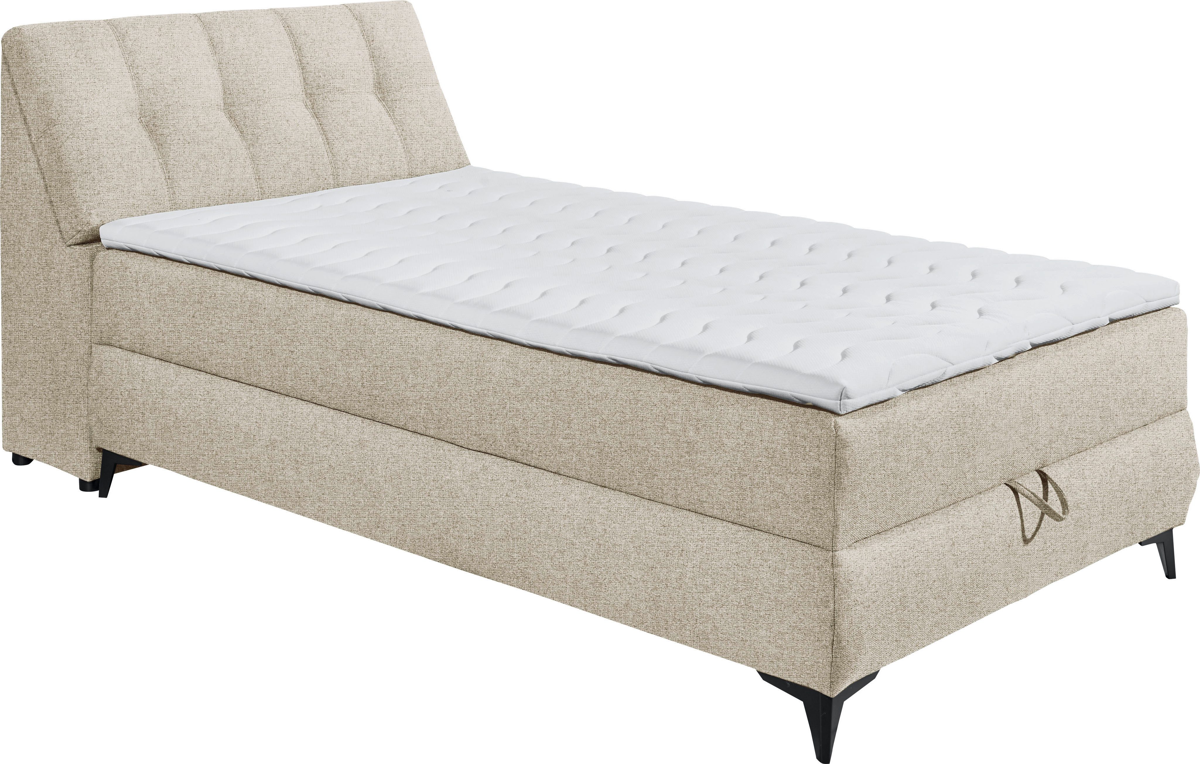 ED EXCITING DESIGN Boxbett Atlantis, mit Bettkasten und Stauraum im Kopfteil
