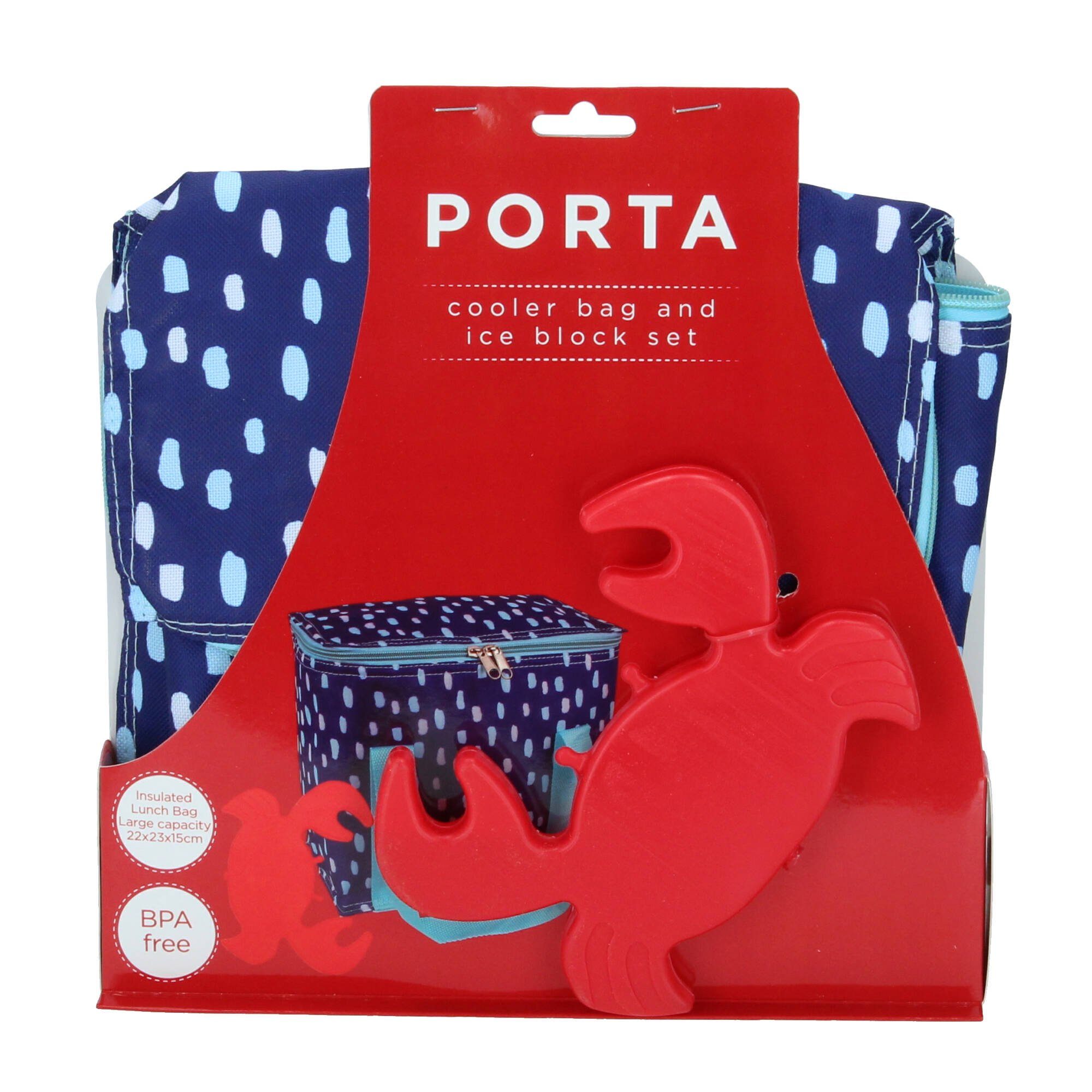 Porta Krabbe Seaside L Kühlakku Einkaufsshopper 7 mit blau Ladelle