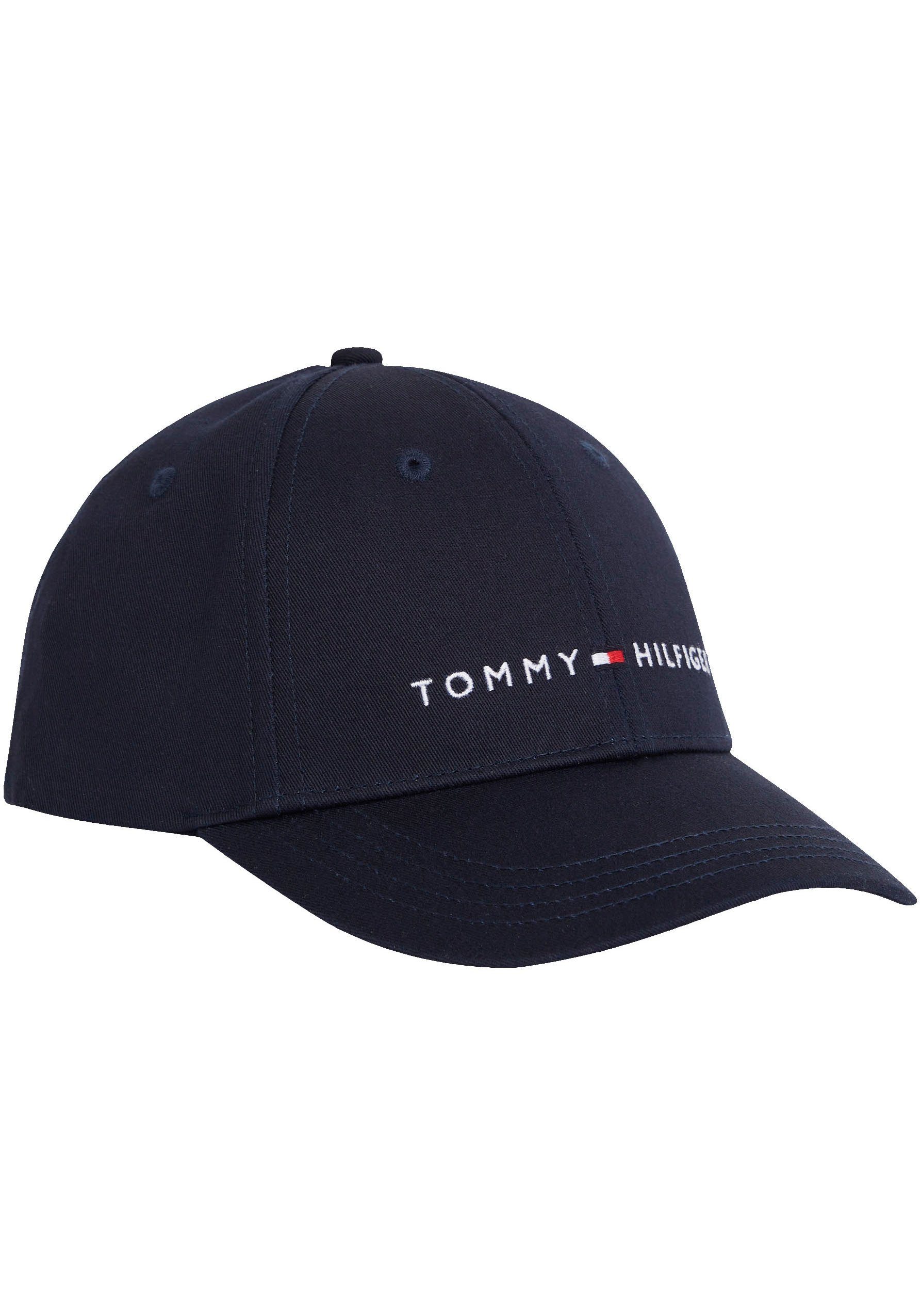 Tommy Hilfiger Snapback Cap Kinder Essential verstellbare Cap mit Branding navy