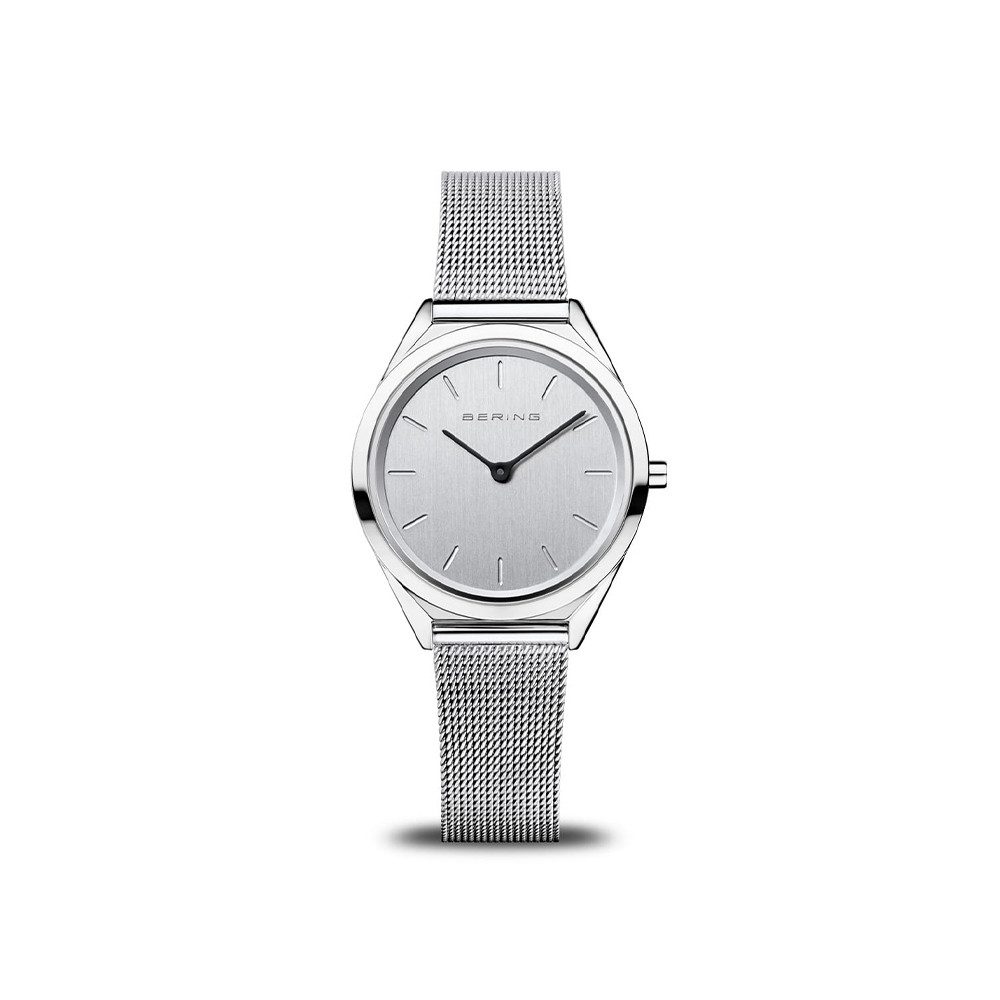 Quarzuhr Bering Ultra Slim silber glänzend 17031-000 17031-000