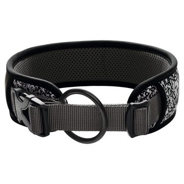 Hunter Tierbedarf Hunde-Halsband Halsband Divo Reflect schwarz/grau