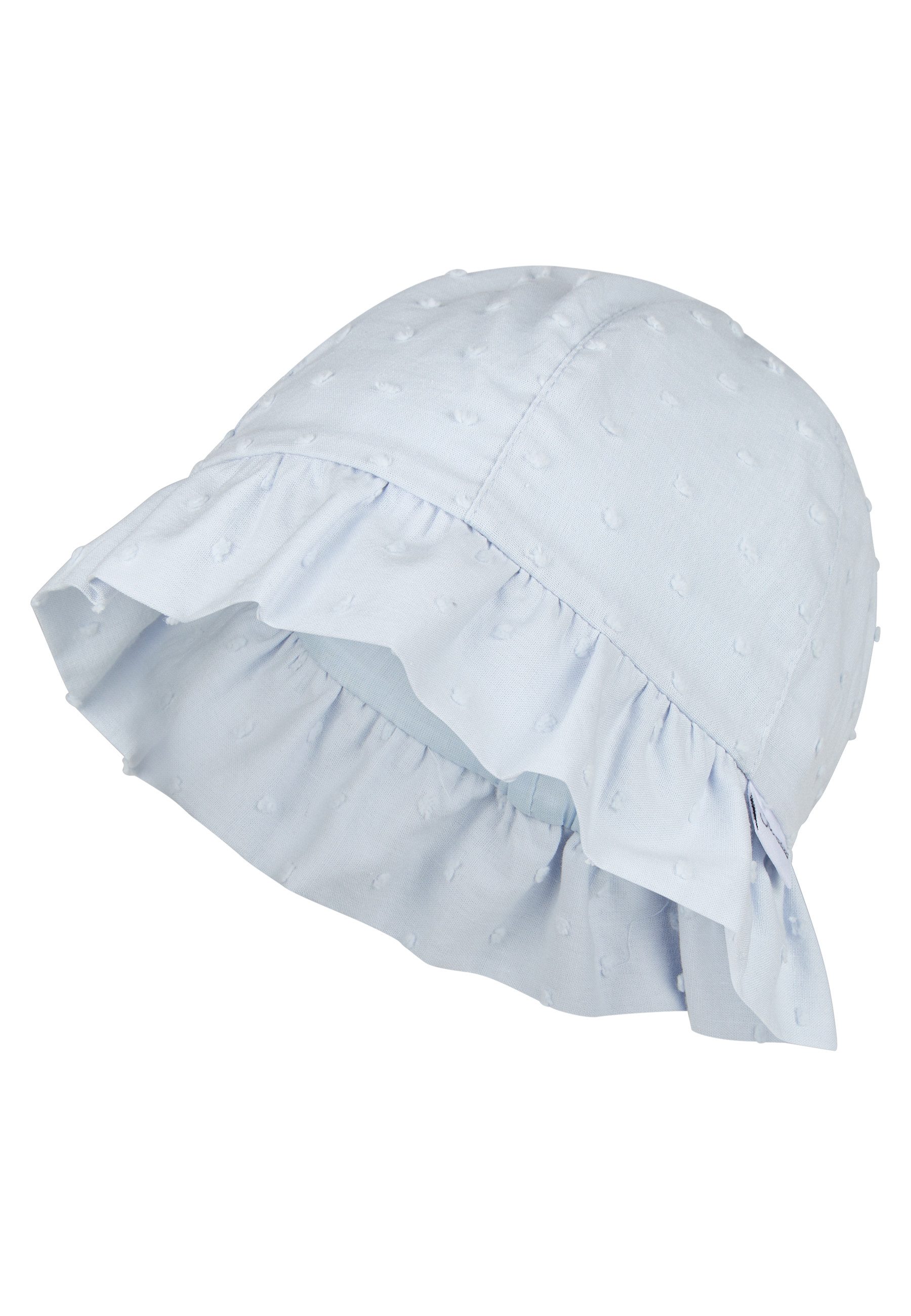 Sterntaler® Sonnenhut Hut 3D Punkte (1-St) Hut aus Baumwolle mit 3D-Punkten, Gummizug & Bio-Batistfutter