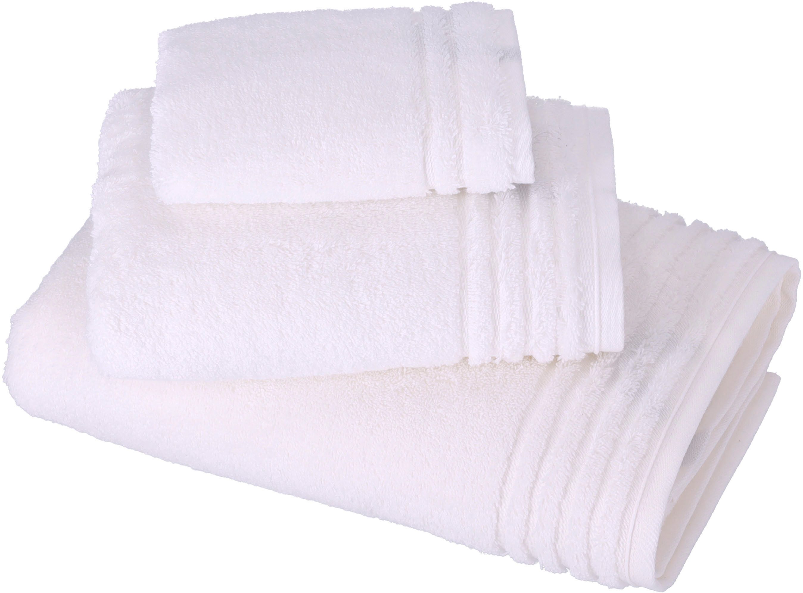 Vossen Handtuch Set Vienna Style Supersoft Set, Walkfrottier (Set, 3-St), 620 g/m², beste Saugfähigkeit