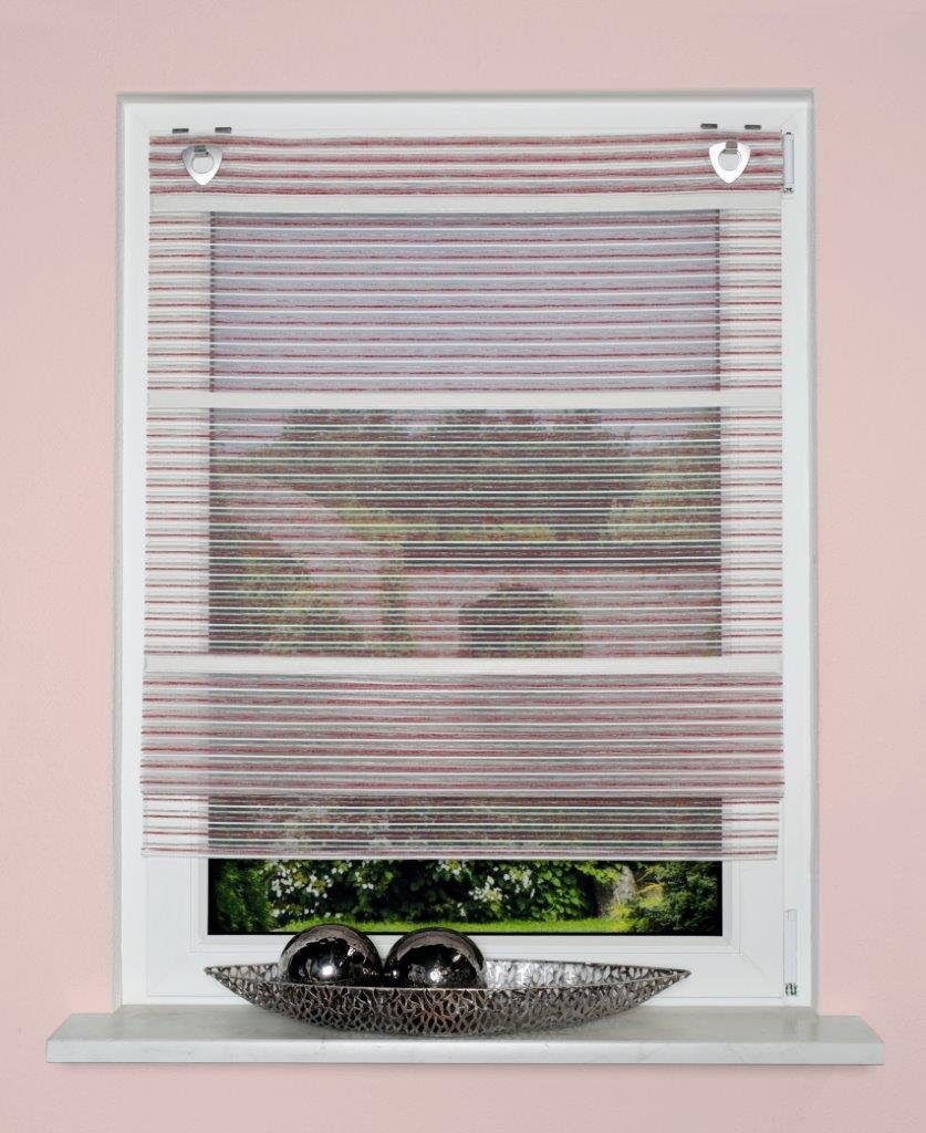 Clever-Kauf-24 Magnetrollo Magnetrollo Bambusoptik beere inkl Haken, mit Ha günstig online kaufen