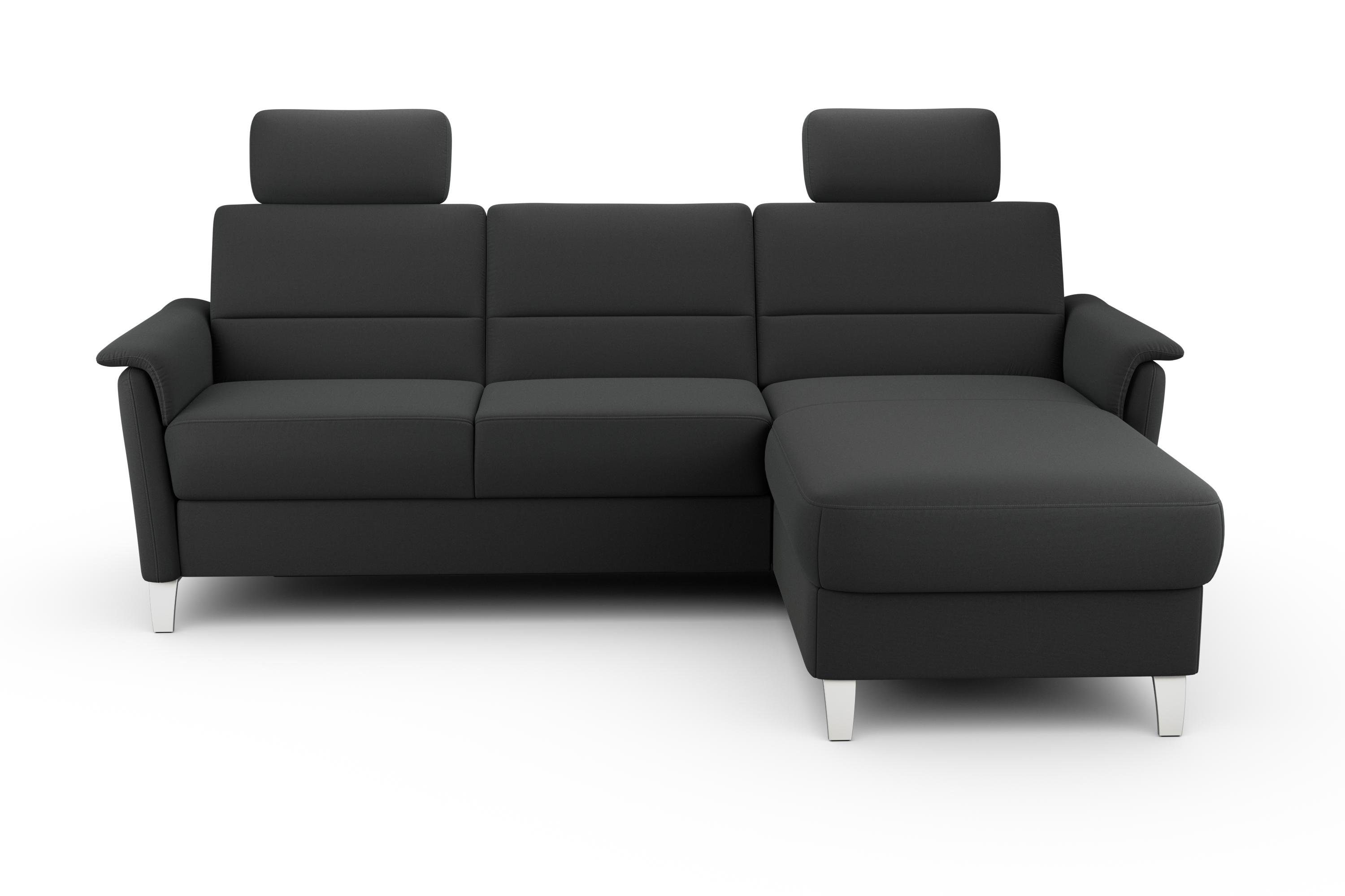sit&more Ecksofa "Palmera L-Form, B: 244 cm" optional Bettfunktion & Bettka günstig online kaufen