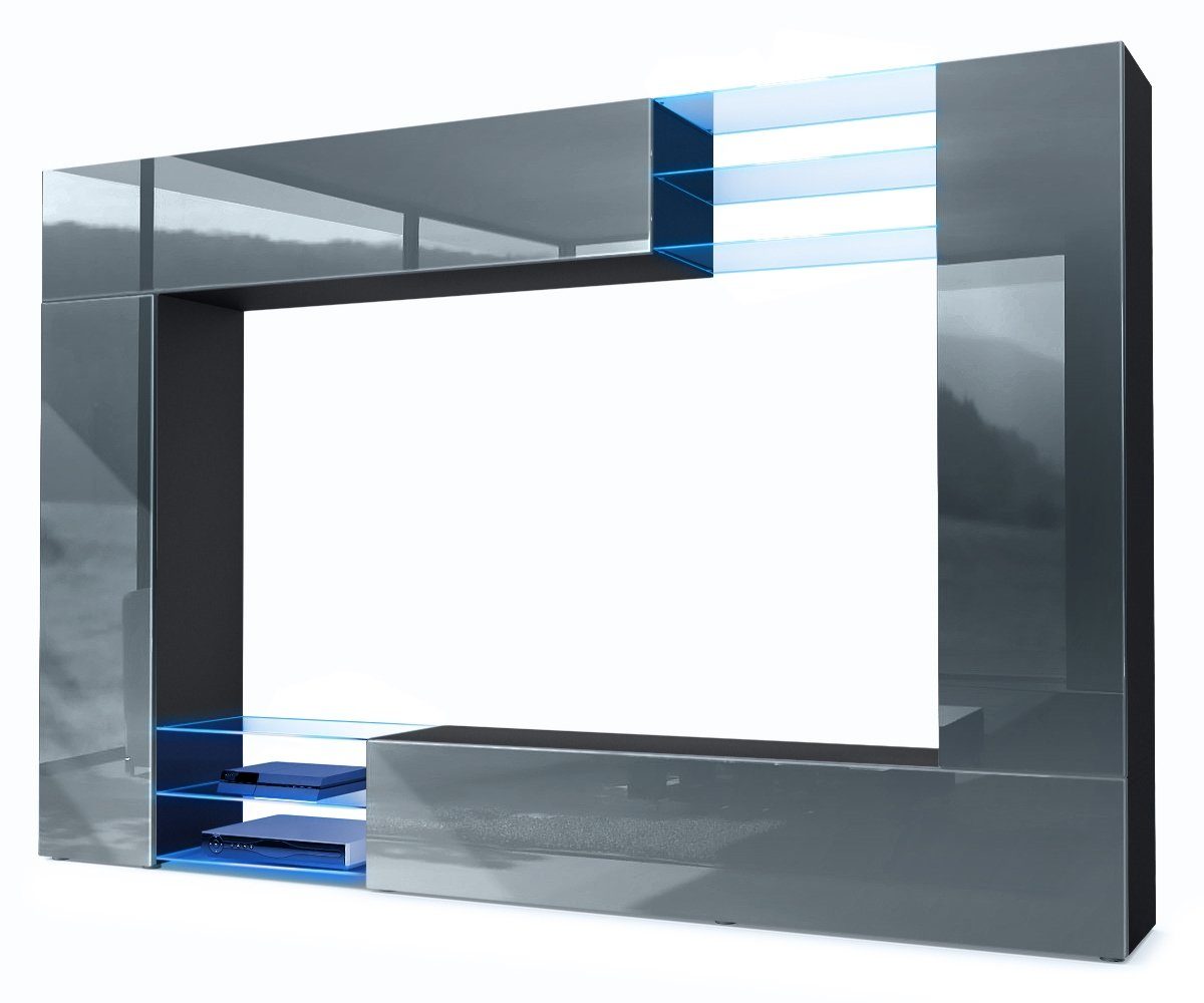 Vladon Wohnwand Mirage, (Anbauwand mit Rückwand günstig online kaufen