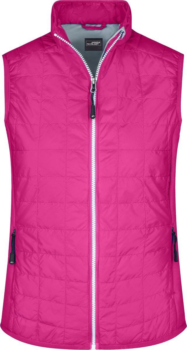 Steppweste James & Nicholson JN 1113 Damen Hybrid Gilet