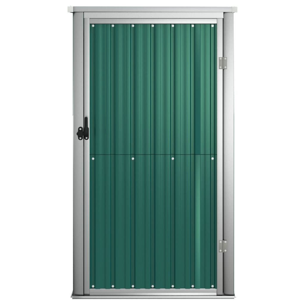 vidaXL Garten-Geräteschrank 88 x 89 x 161 cm Gartenschrank Metall Gerätehaus Grün 88x89x161 cm Ver