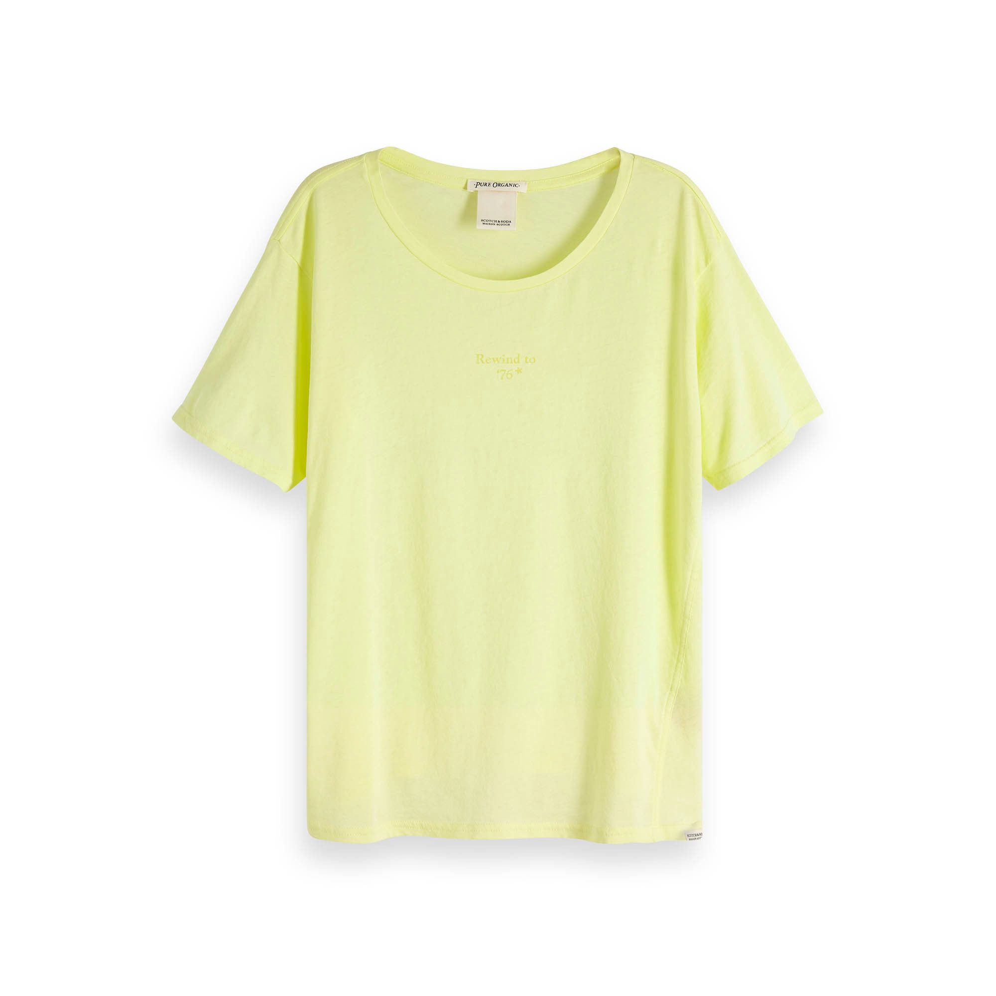 Maison Scotch T-Shirt Maison Scotch Damen T-Shirt Organic Cotton Tee 150172