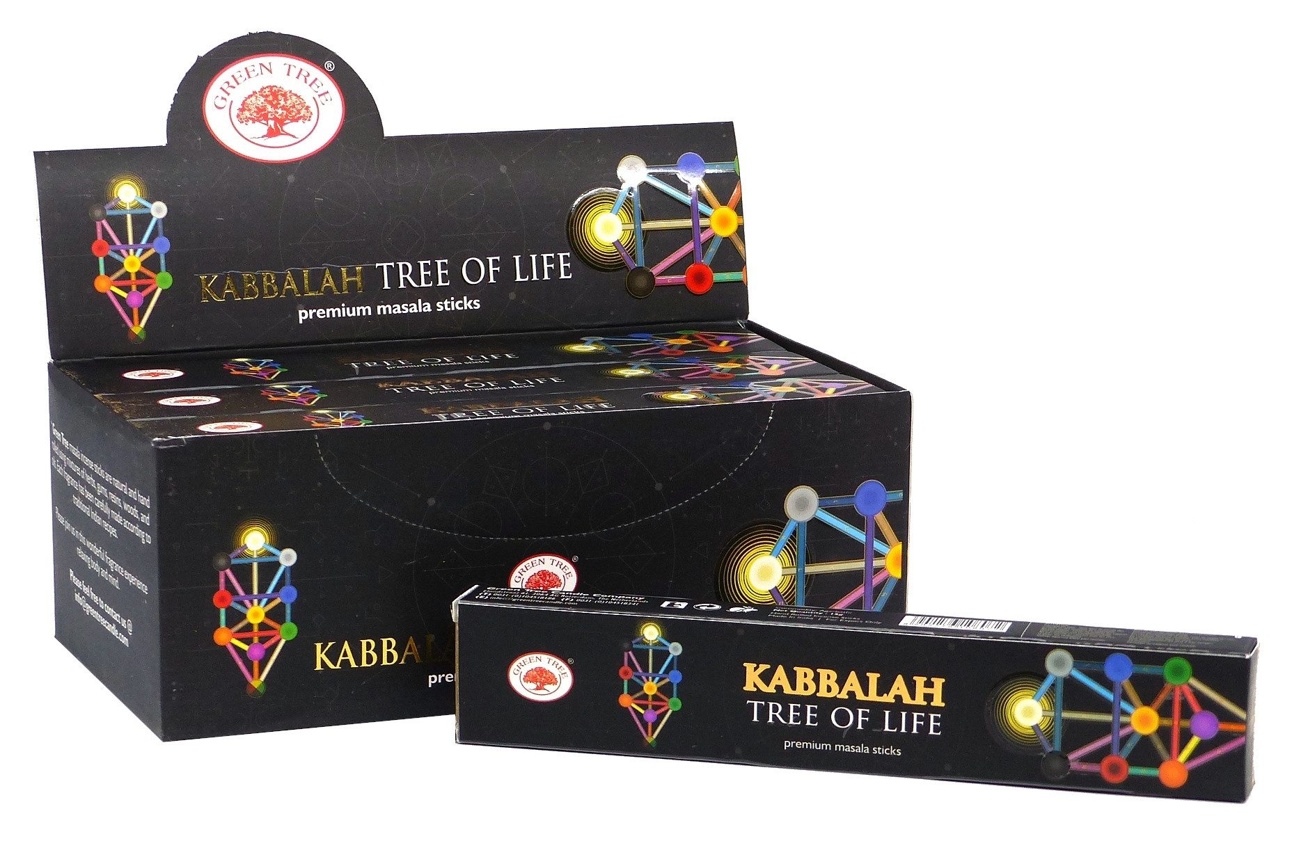 Green Tree Räucherstäbchen Green Tree Incense "Kaballah Tree of Life" 15gr.