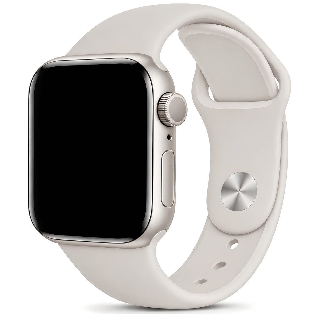 SmartUP Smartwatch-Armband für Apple Watch 11 10 9 8 7 6 5 4 3 SE Ultra Silikon Sport Ersatzband, kompatibel mit allen Apple Watch Modellen, atmungsaktives Silikon