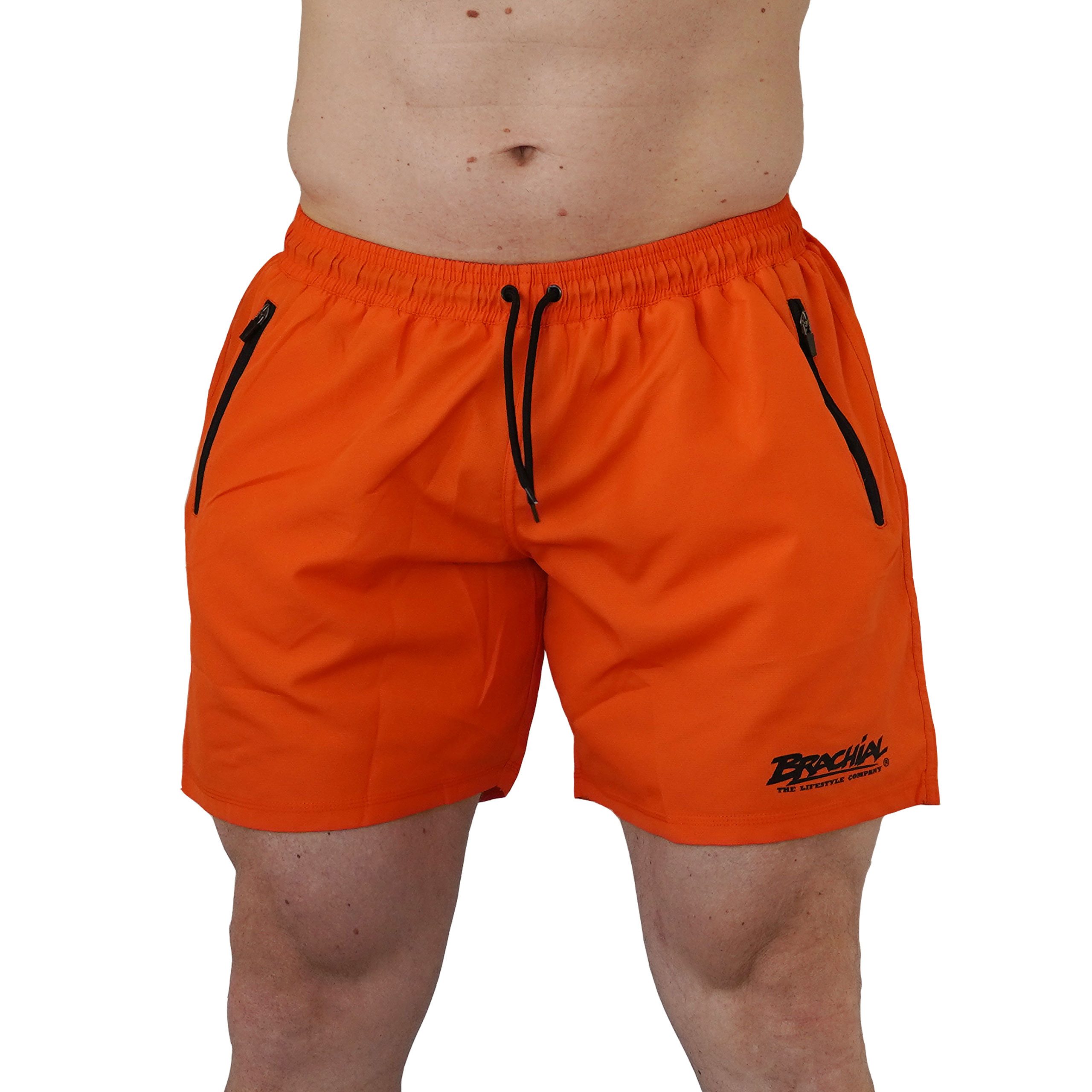 Badeshorts Brachial Badehose "Wave" orange