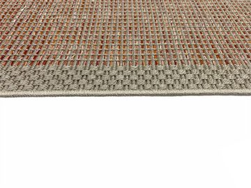 Outdoorteppich In- & Outdoor Teppich Sisal Optik Terrakotta, TeppichHome24, rechteckig, Höhe: 5 mm