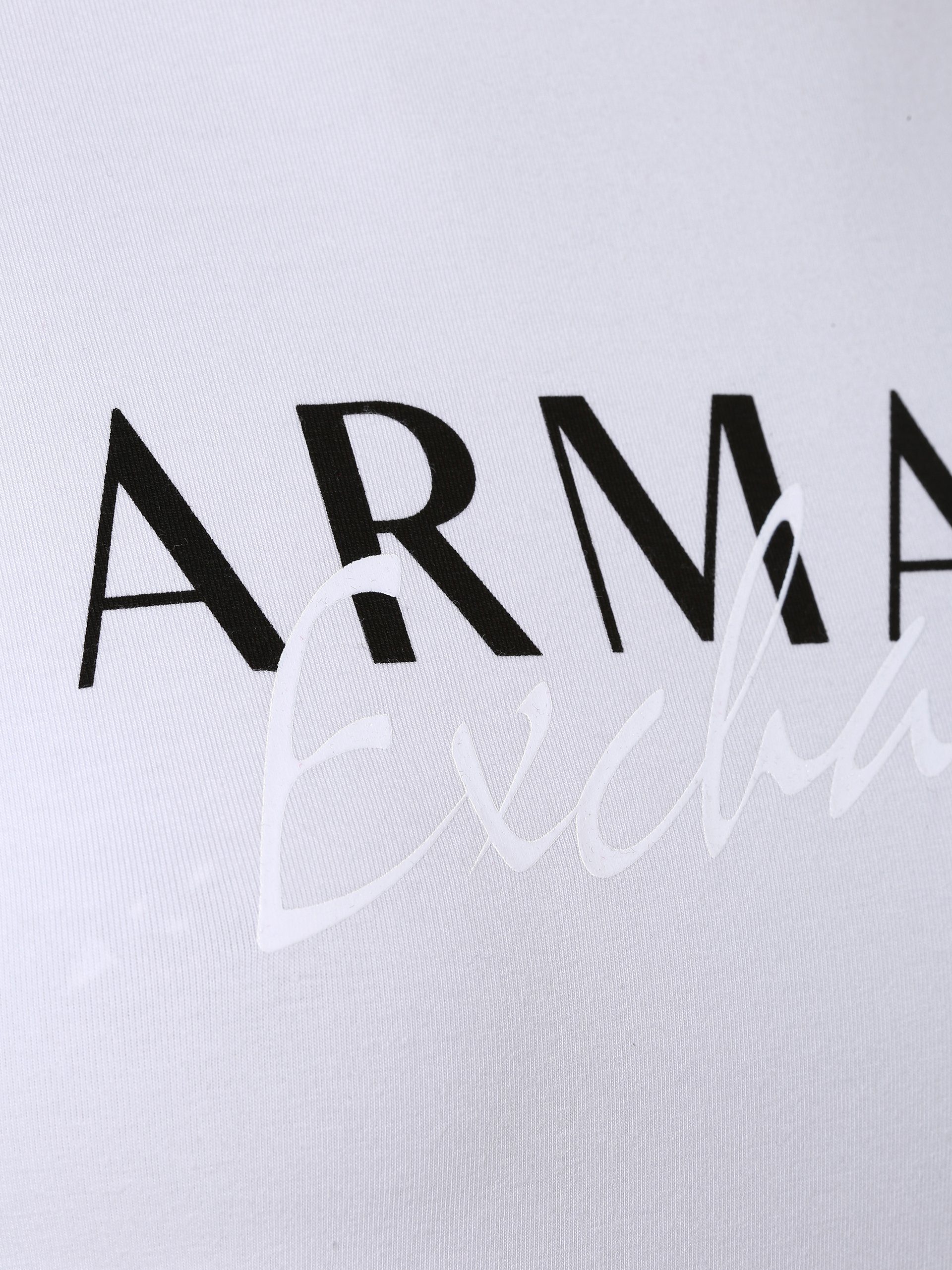 Armani Exchange T-Shirt weiß Connected