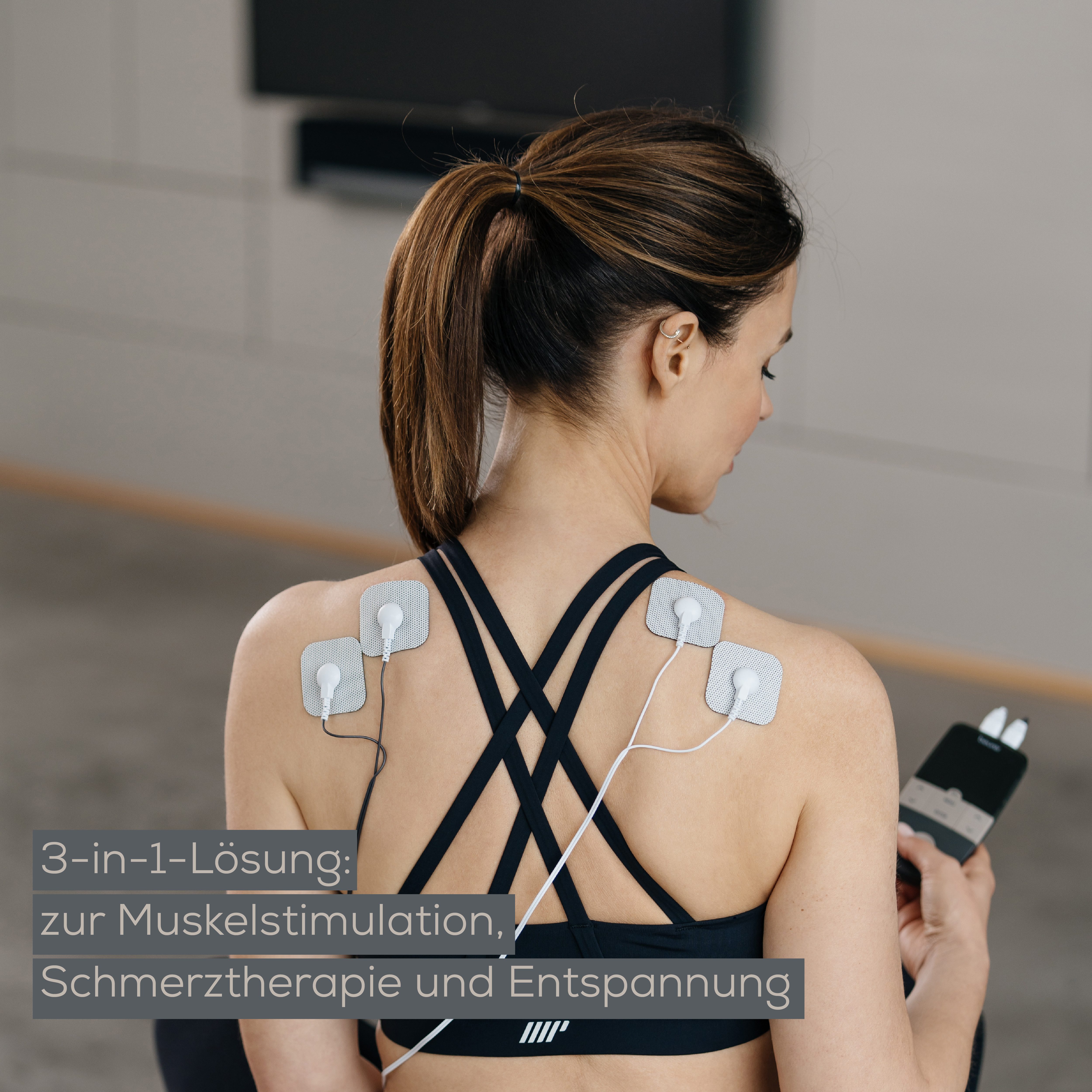 BEURER TENS-EMS-Gerät Digital EM 1 R Relief+, 3-in-1 Reizstromgerät, zur Schmerztherapie, Muskelstimulation und Entspannung