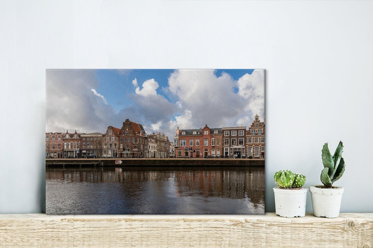 Wandbild St), Leinwandbild - Haarlem, Architektur - Aufhängefertig, (1 Leinwandbilder, cm Wanddeko, 30x20 OneMillionCanvasses® Alt