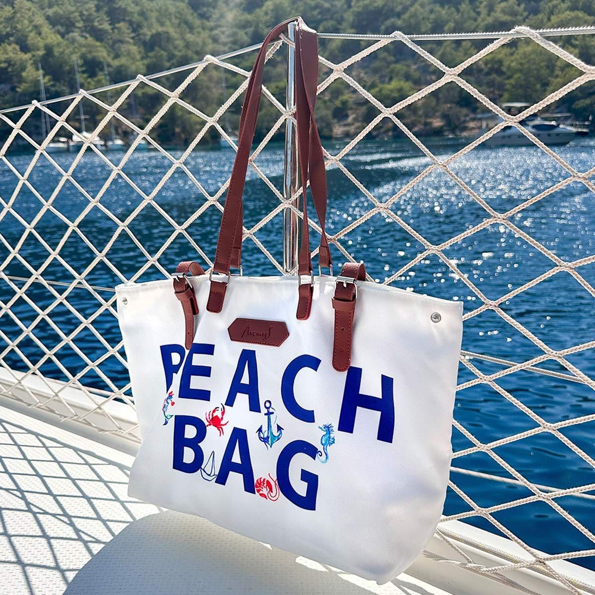 ANEMOSS Strandtasche Anemoss Strandtasche – Viel Platz & komfortabel