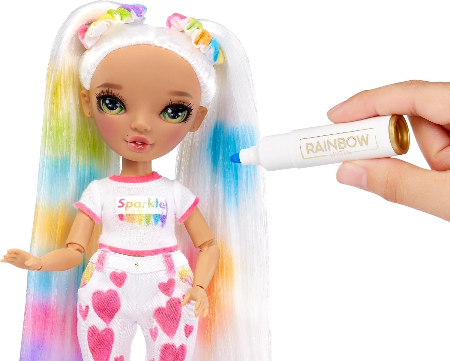 Rainbow High Anziehpuppe Color & Create DIY Modepuppe für Kinder von 4-12 Jahren – Bild 4 von 5