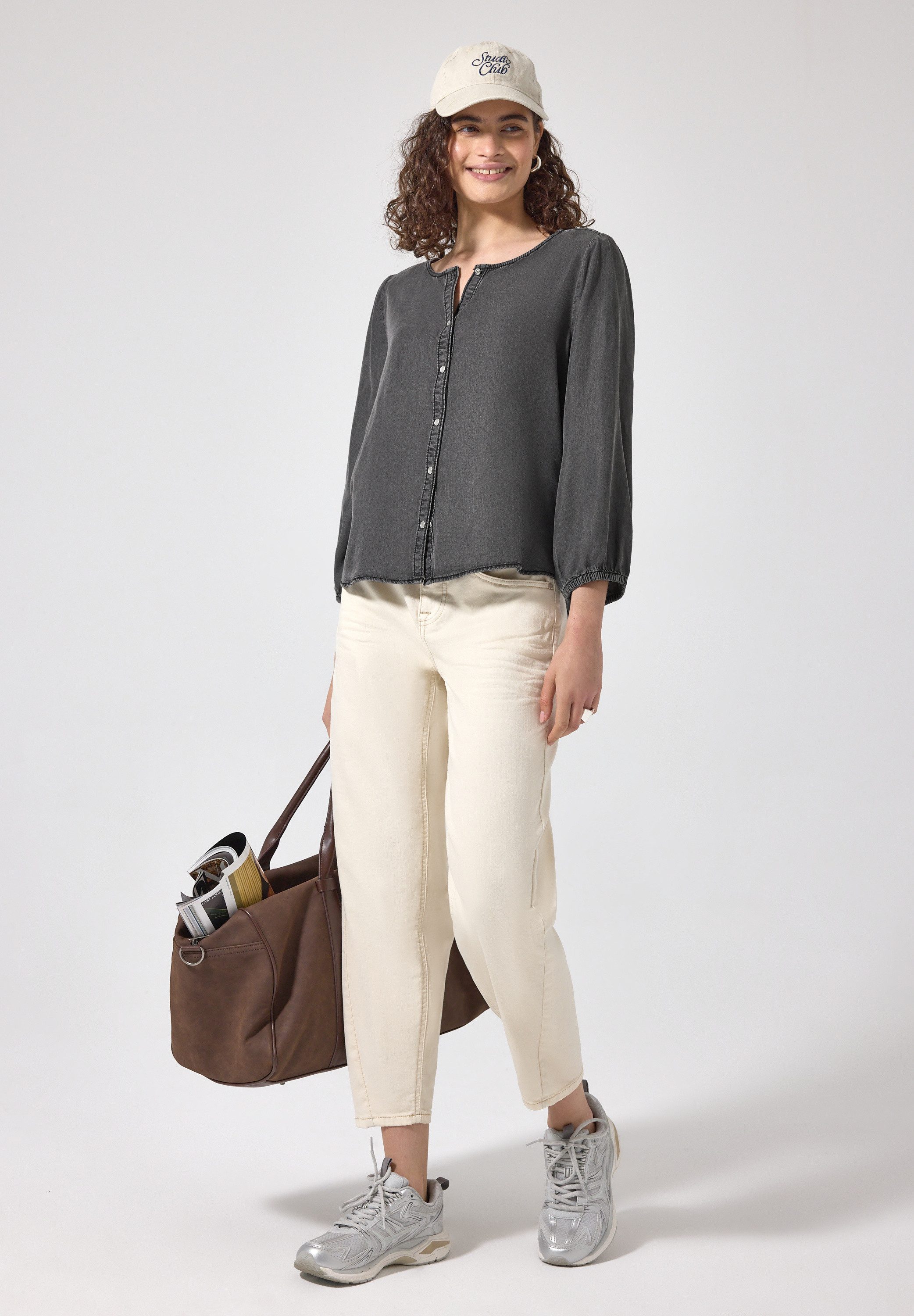 STREET ONE STUDIO Jeansbluse in Denim-Optik – Bild 3 von 5