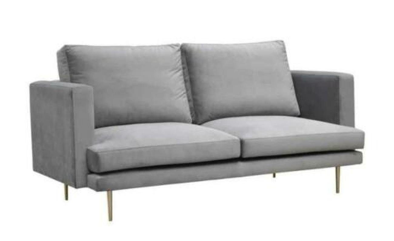 JVmoebel 2-Sitzer Grüne Textil Couch Luxus Sofa Zweisitzer Polster Designer Couch, Made in Europe Weiß