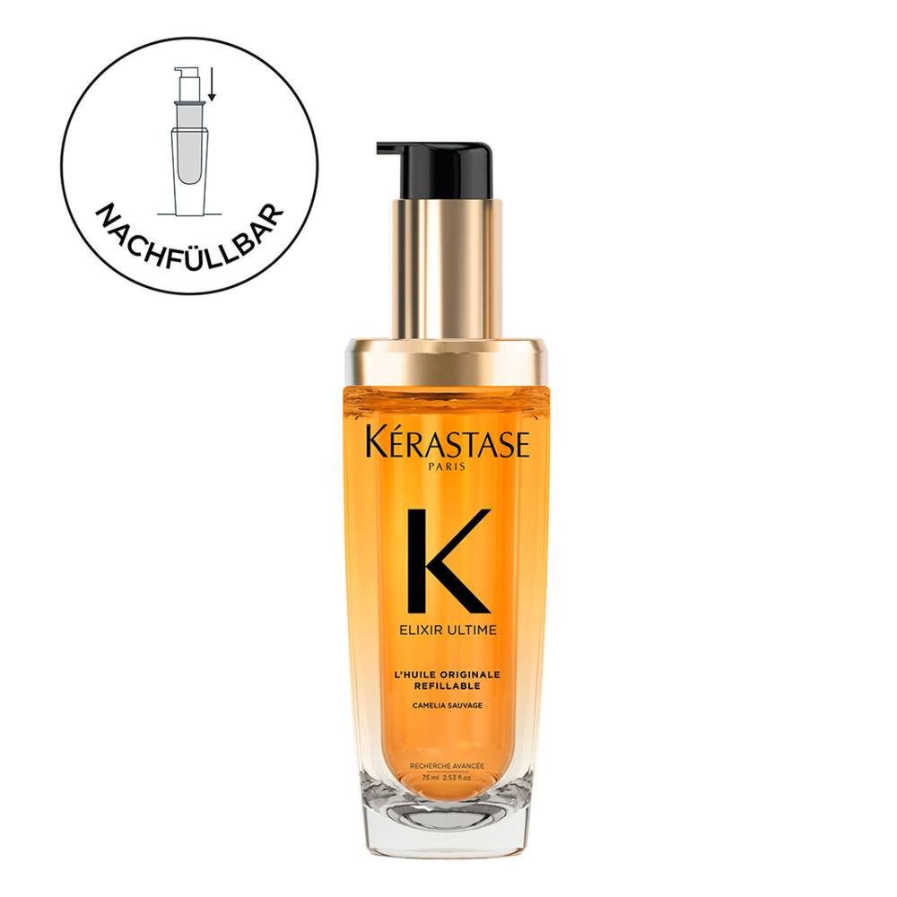 Kérastase Haaröl Kérastase Elixir Ultime Nachfüllbar 75 ml – Haaröl Glanz Anti Frizz, 1-tlg., Haaröl