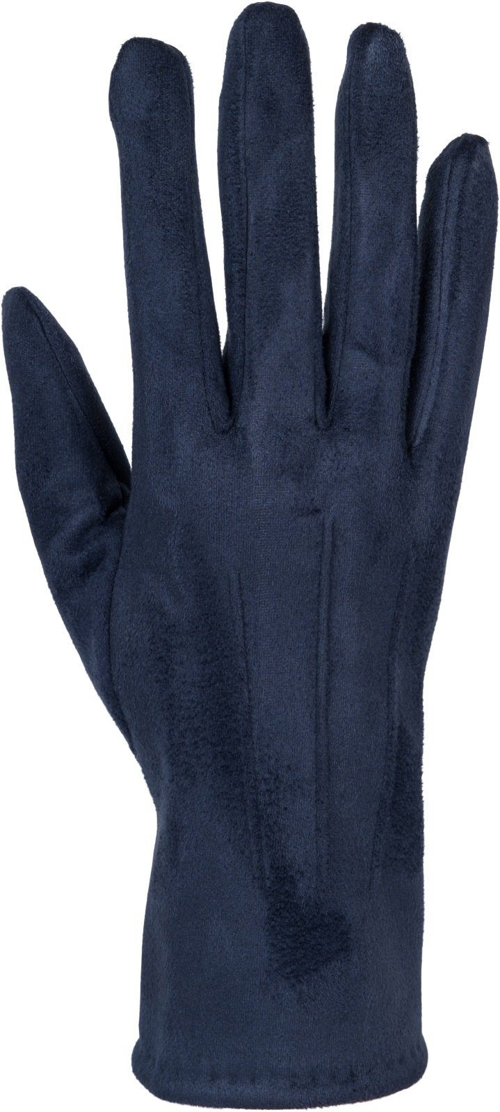 styleBREAKER Fleecehandschuhe Einfarbige Touchscreen Handschuhe Ziernähte ( günstig online kaufen