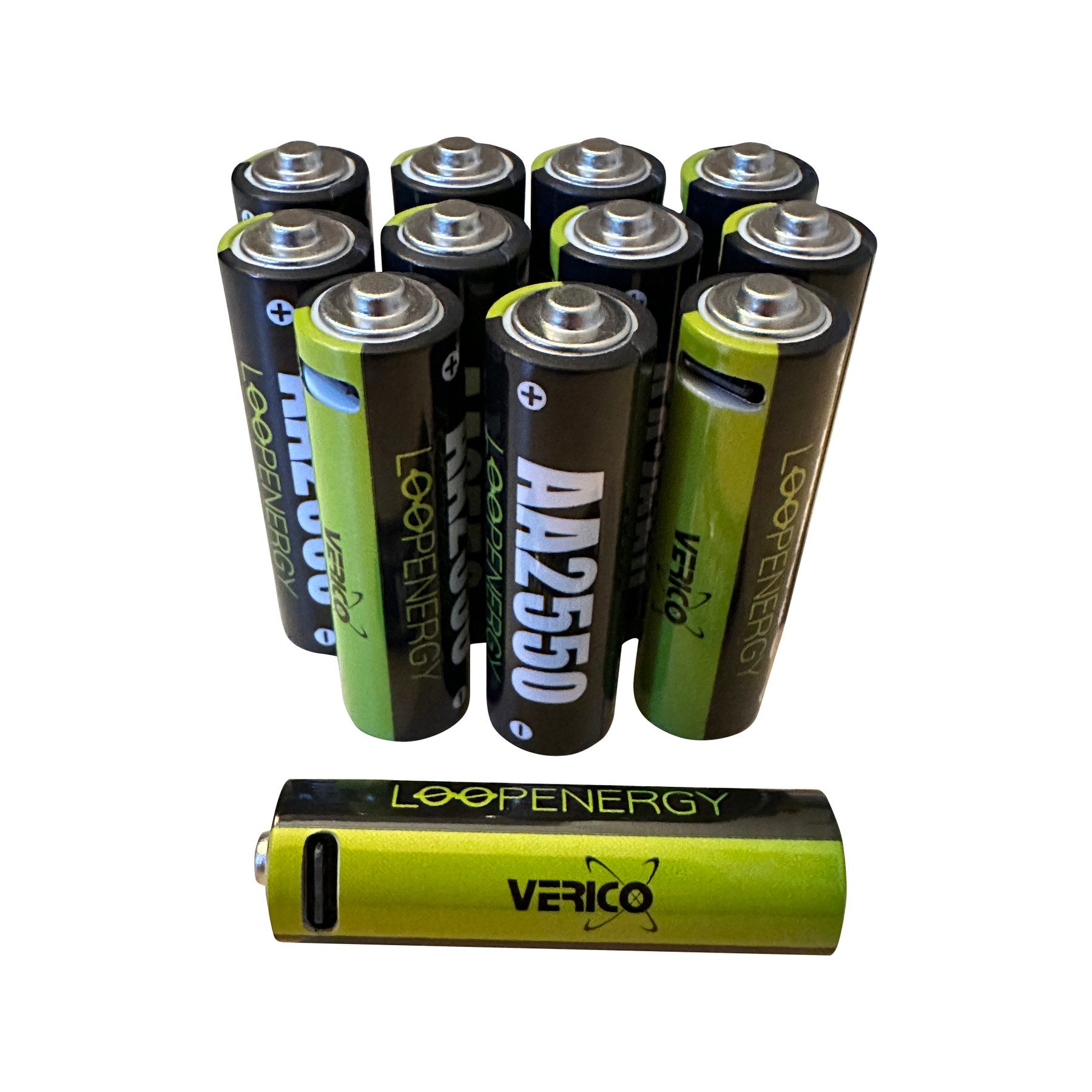 VERICO Li-Ion-Akku Loop Energy AA, mit USB-C Akku-Set