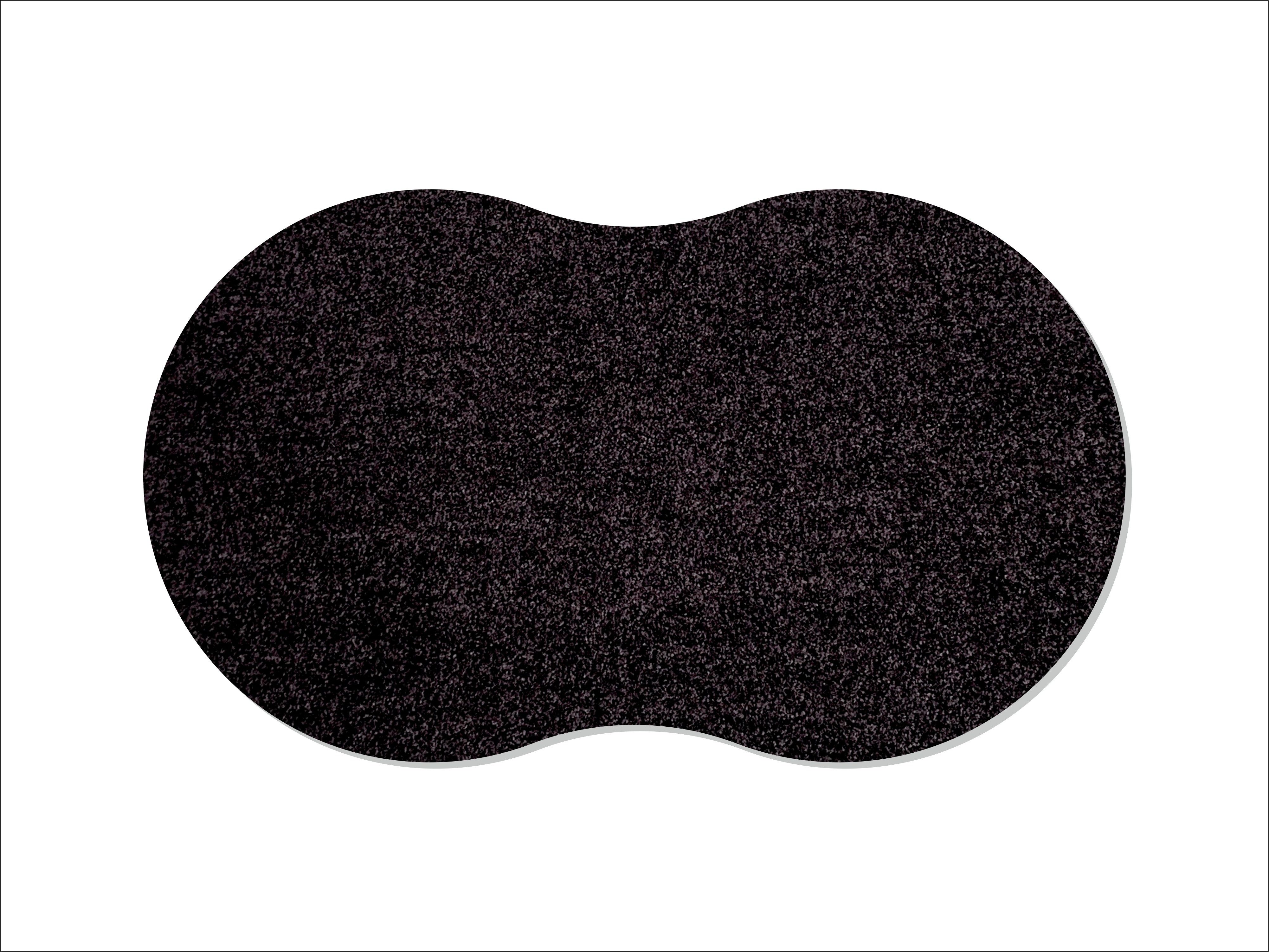 Keilbach Designprodukte Fußmatte due-punti 145 x 85 cm, oval