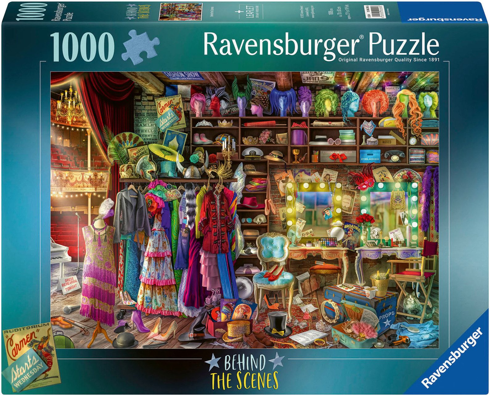 Ravensburger Puzzle Amiee Stewart Backstage 1000p, 1000 Puzzleteile, Made i günstig online kaufen