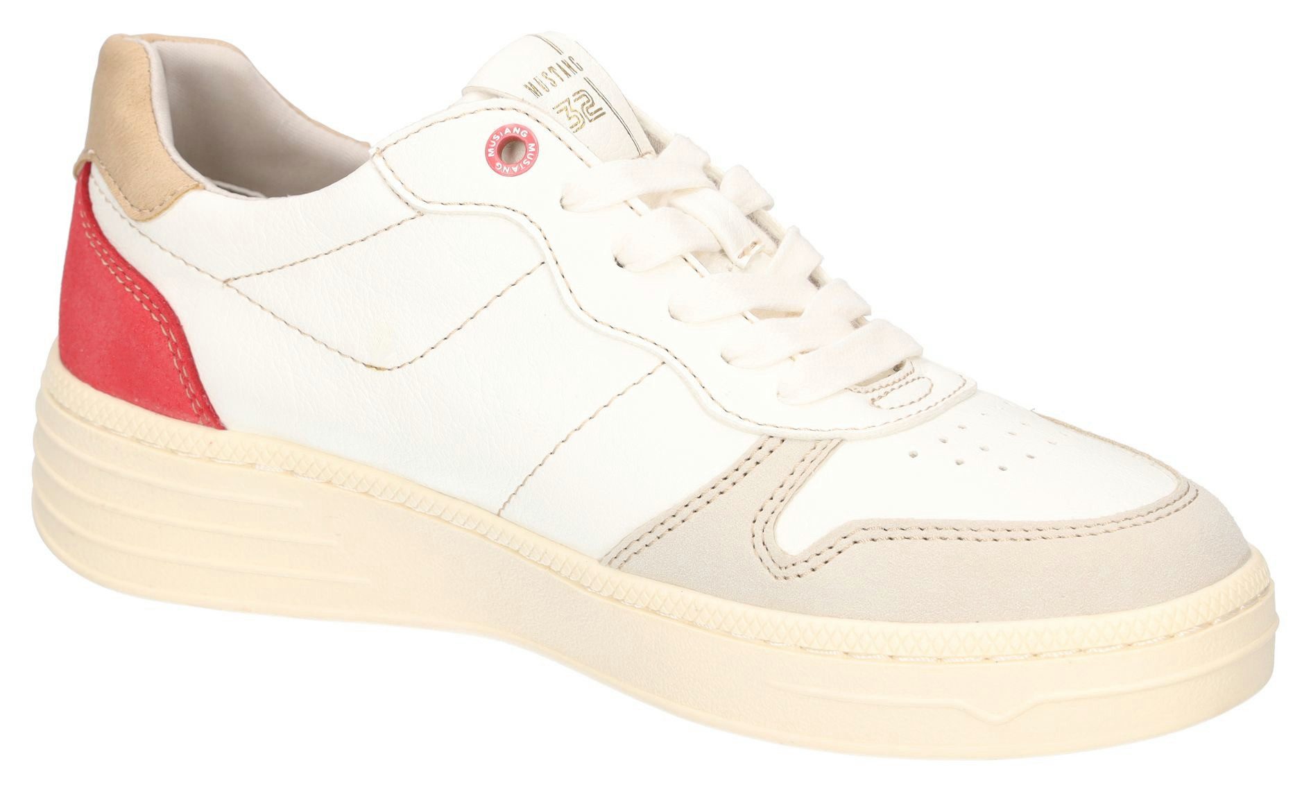 Mustang Shoes Sneaker, Retro Sneaker, Schnürschuh in schöner Farbkombination