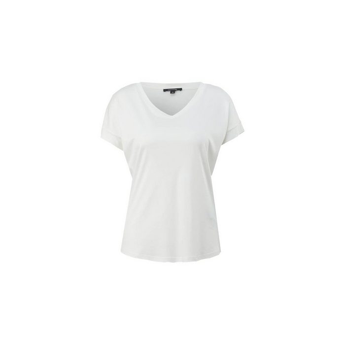Comma T-Shirt uni (1-tlg)