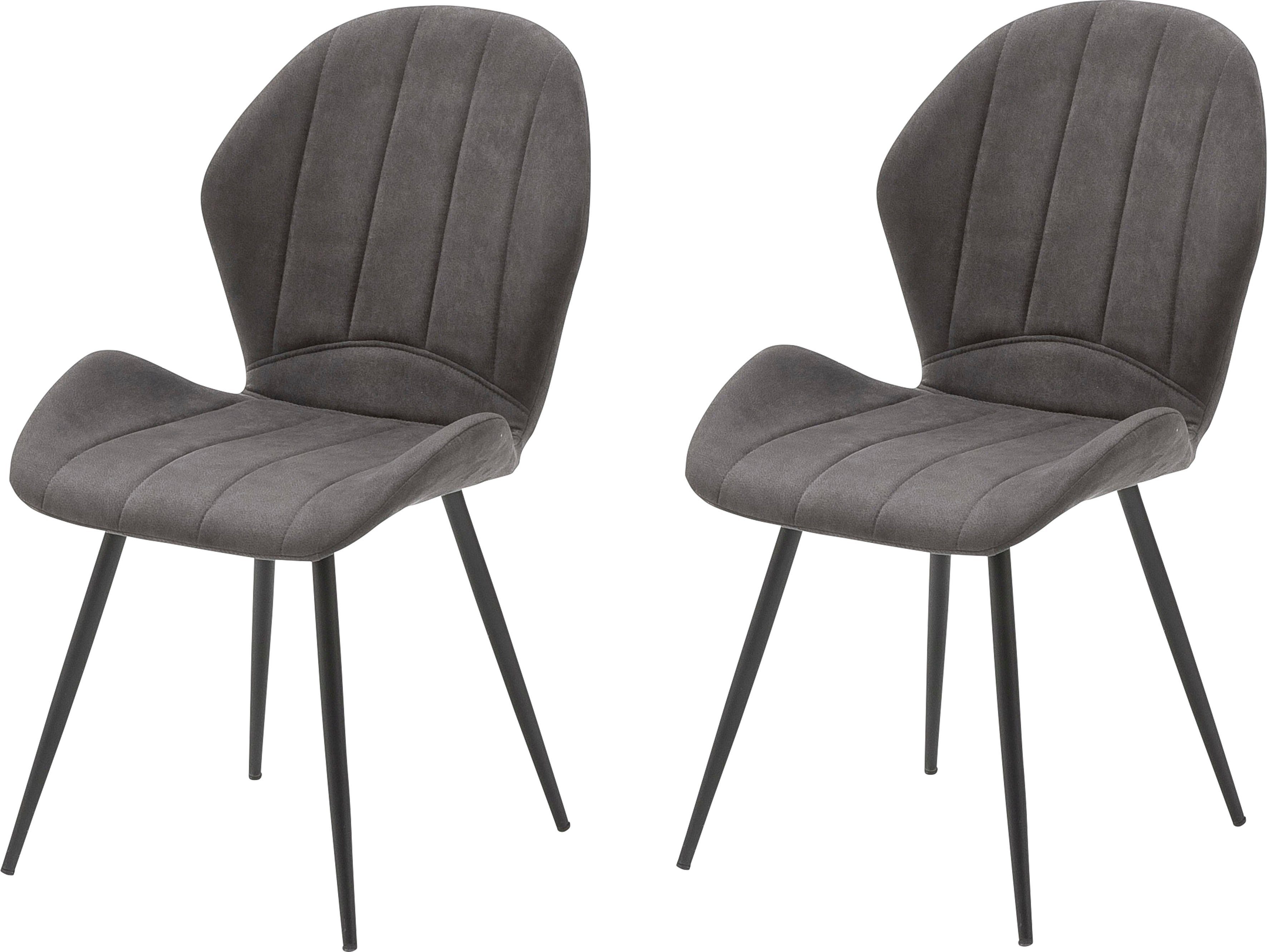 MCA furniture 4-Fußstuhl »Lima« (Set, 2 St), 2er Set Stühle mit Stoffbezug  im Antiklook, Stuhl belastbar bis 120 kg online kaufen | OTTO