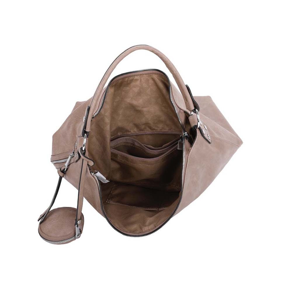 ITALYSHOP24 Schultertasche XXL DAMEN TASCHE SHOPPER Hobo Cross Bag Reisetas günstig online kaufen