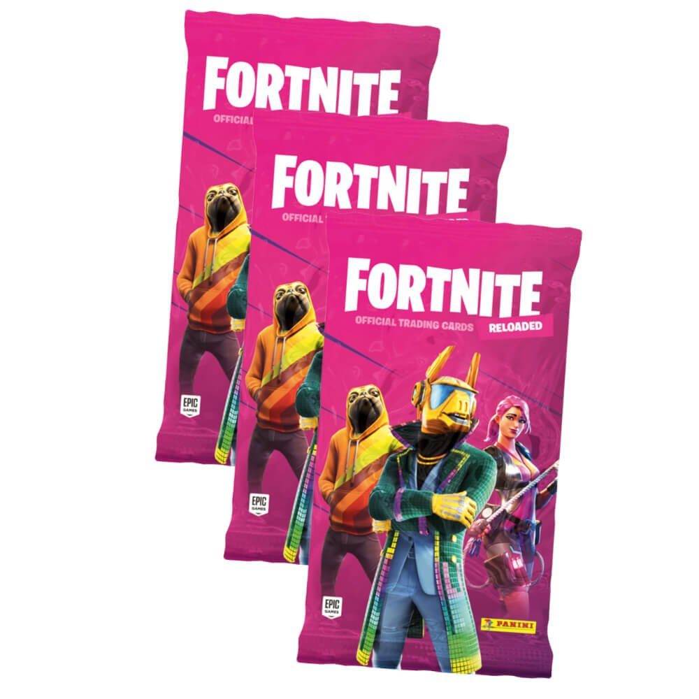 Panini Sammelkarte Fortnite Trading Cards Reloaded Serie 2 (2020) Sammelkarten - 3 Booste