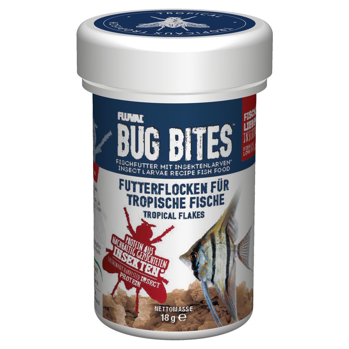 FLUVAL Bug Bites Tropical Flakes, für: Fische