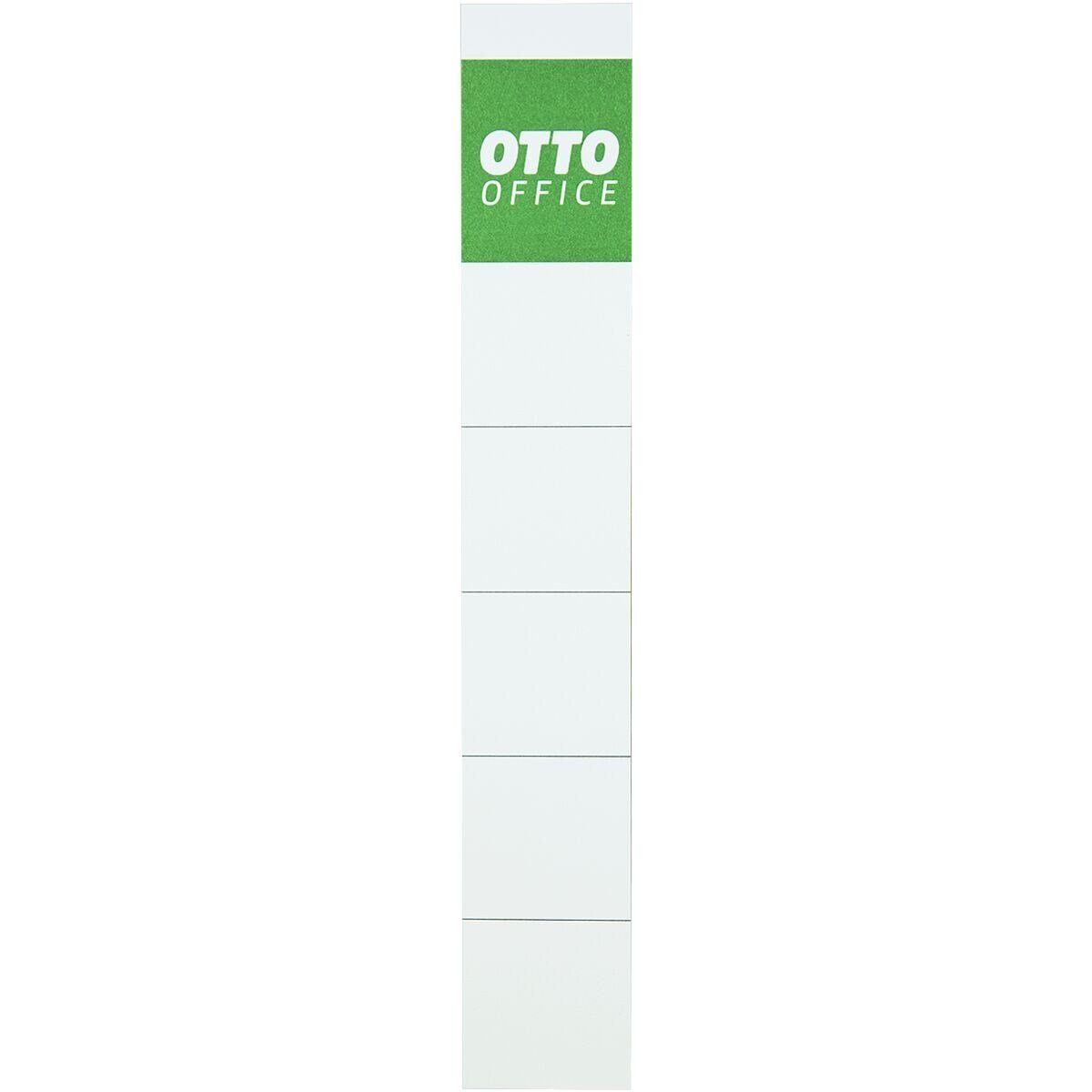 Otto Office Etiketten, für Ordner, 10 Stück, 30x188 mm, zum Einstecken