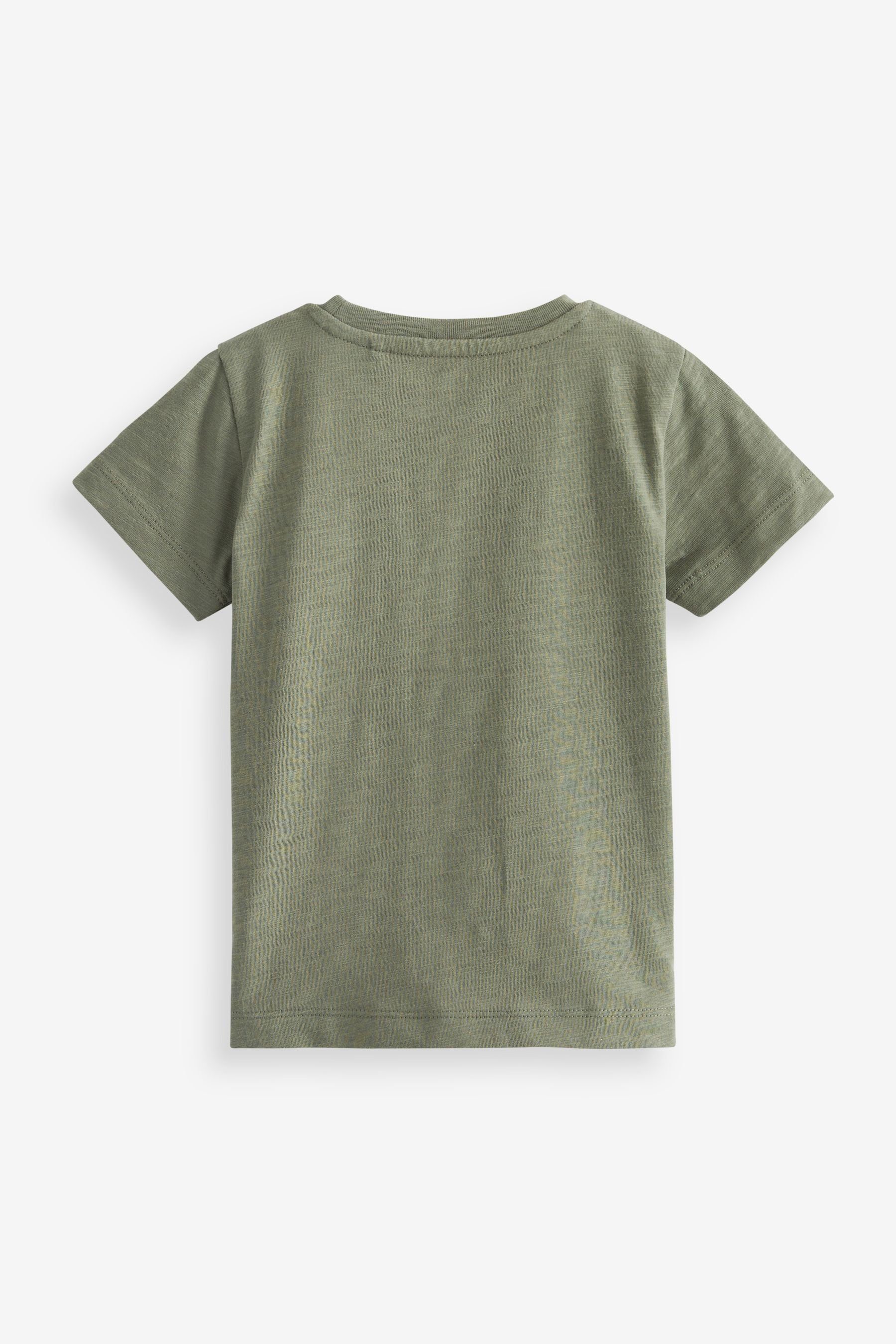 T-Shirt (1-tlg) T-Shirt Next Khaki Green
