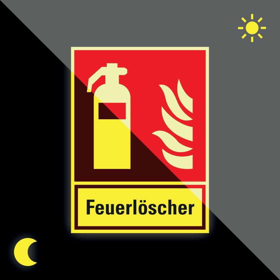 König Werbeanlagen Hinweisschild PERMALIGHT power Brandsch